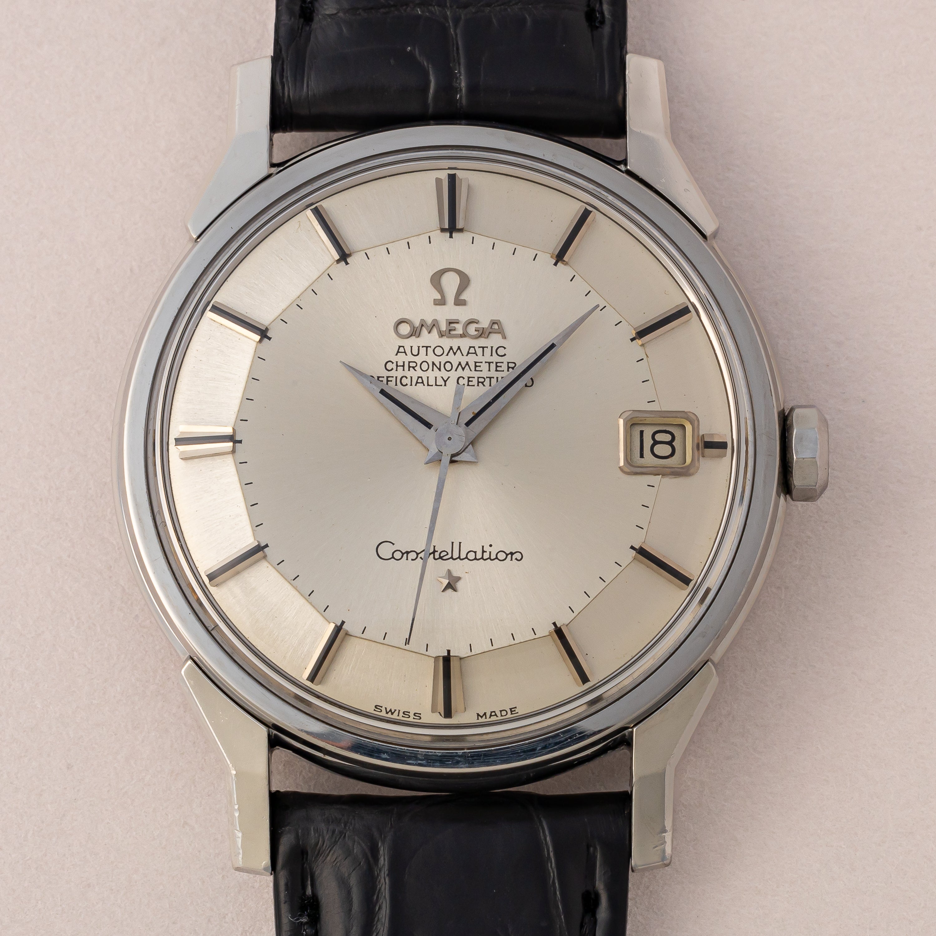 オメガ コンステレーション 12角 1966年製 Ref.168.005 シルバーダイヤル 自動巻クロノメーター