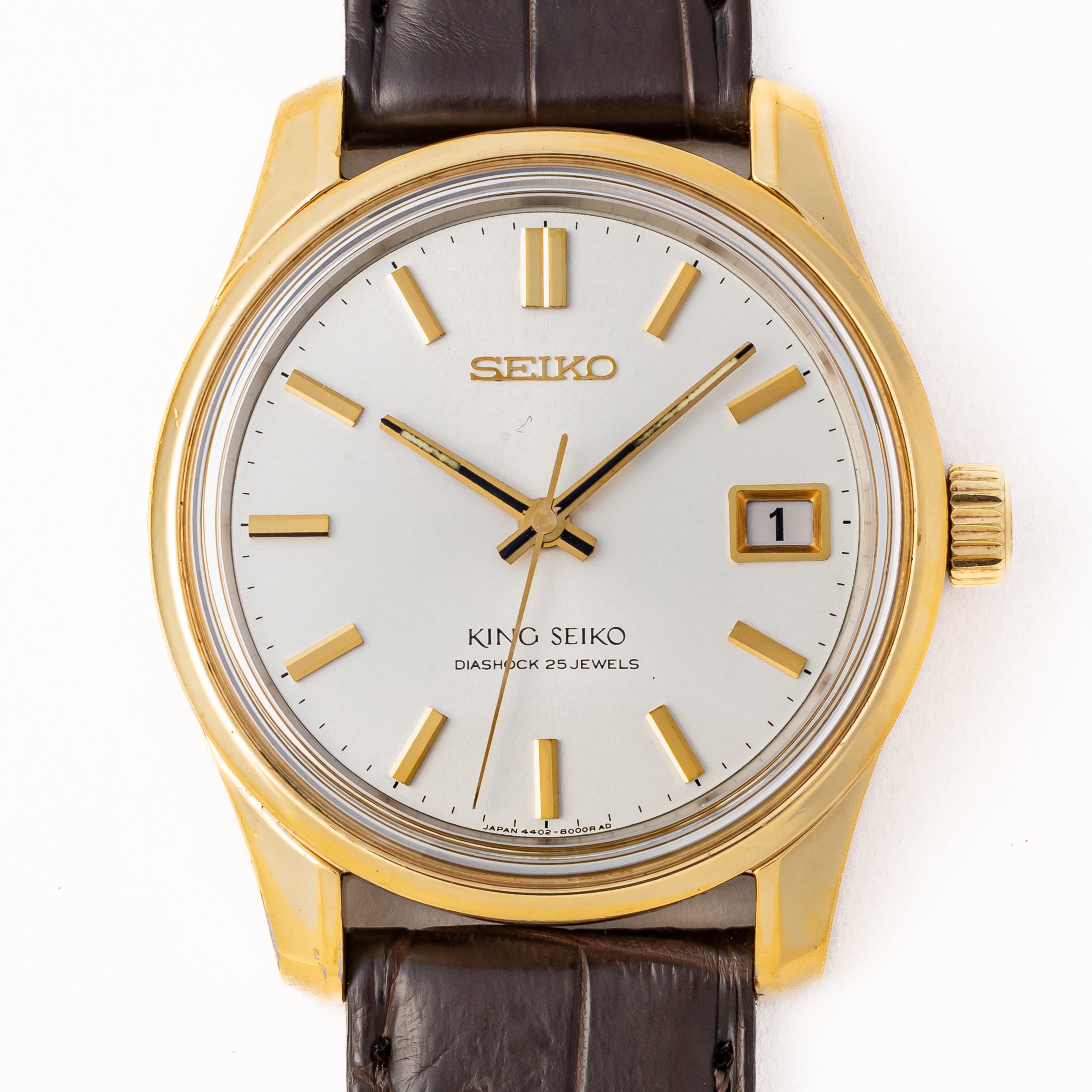 セイコー キングセイコー 手巻き 1968年製 デイトジャスト機能付き CAPゴールド Ref.4402-8000 Cal.4419A
