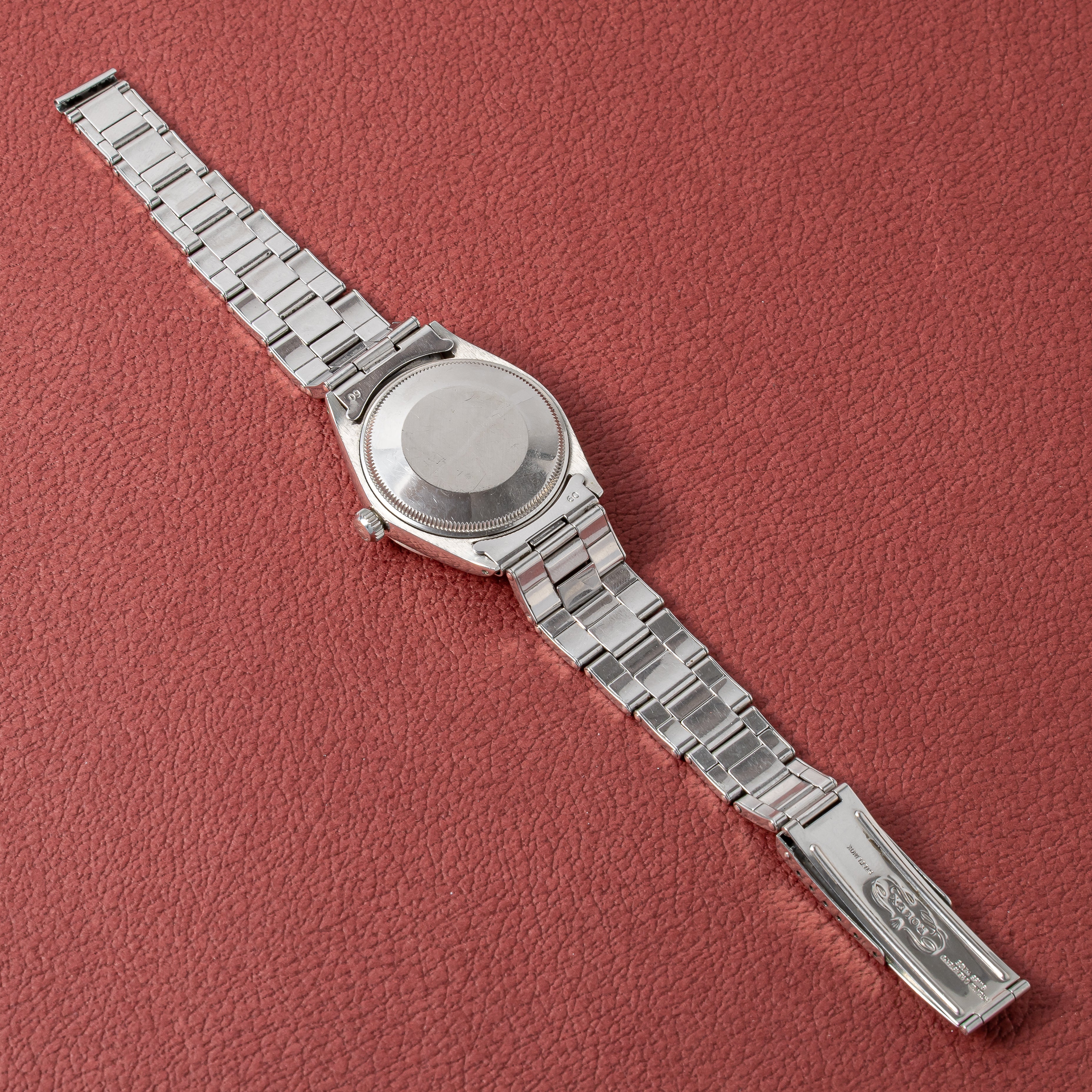 ロレックス オイスターパーペチュアル 1969年製 Ref.1002 グレーダイヤル 純正リベットブレス