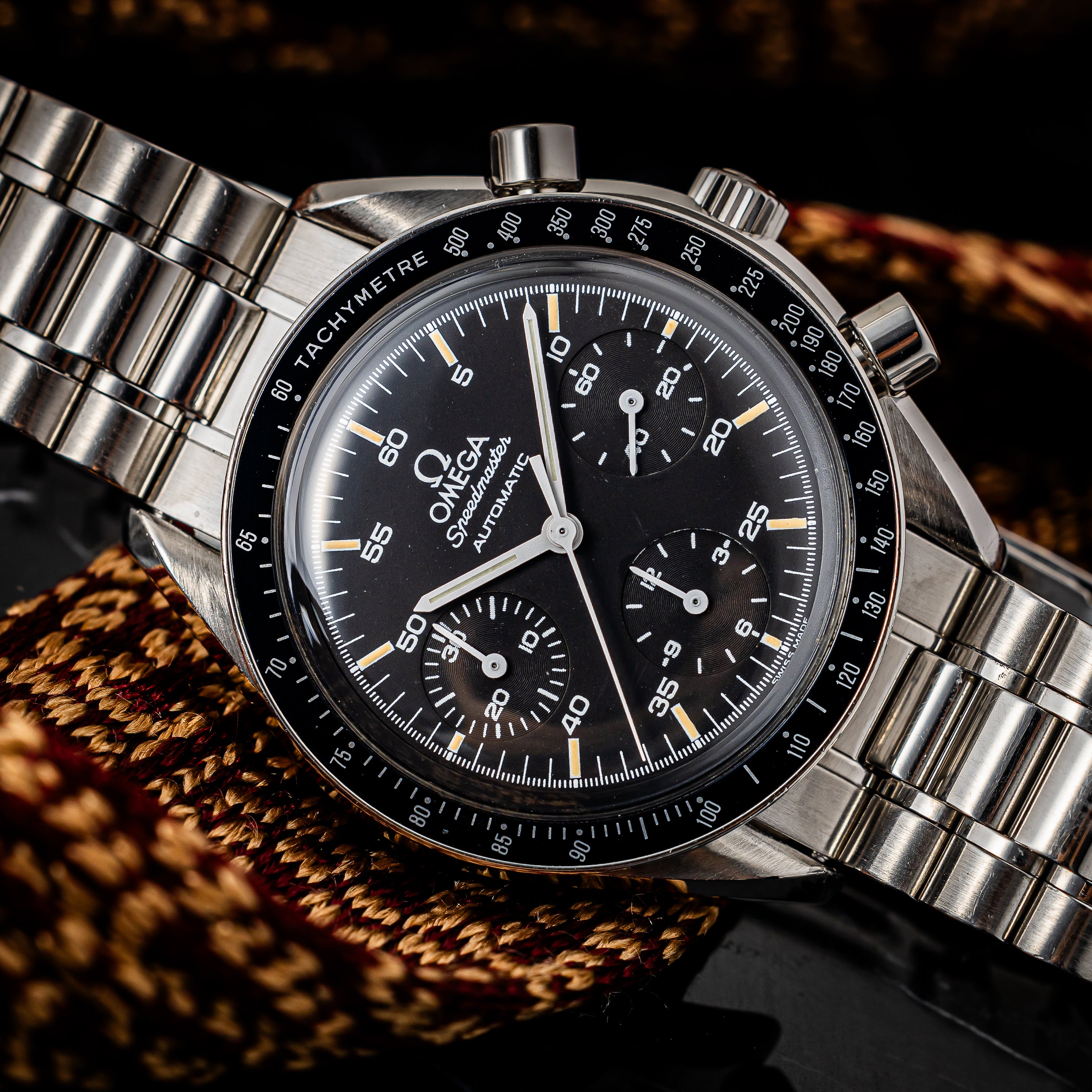 オメガスピードマスター オートマチック 1990年代製 Ref.3510.50 自動巻クロノグラフ