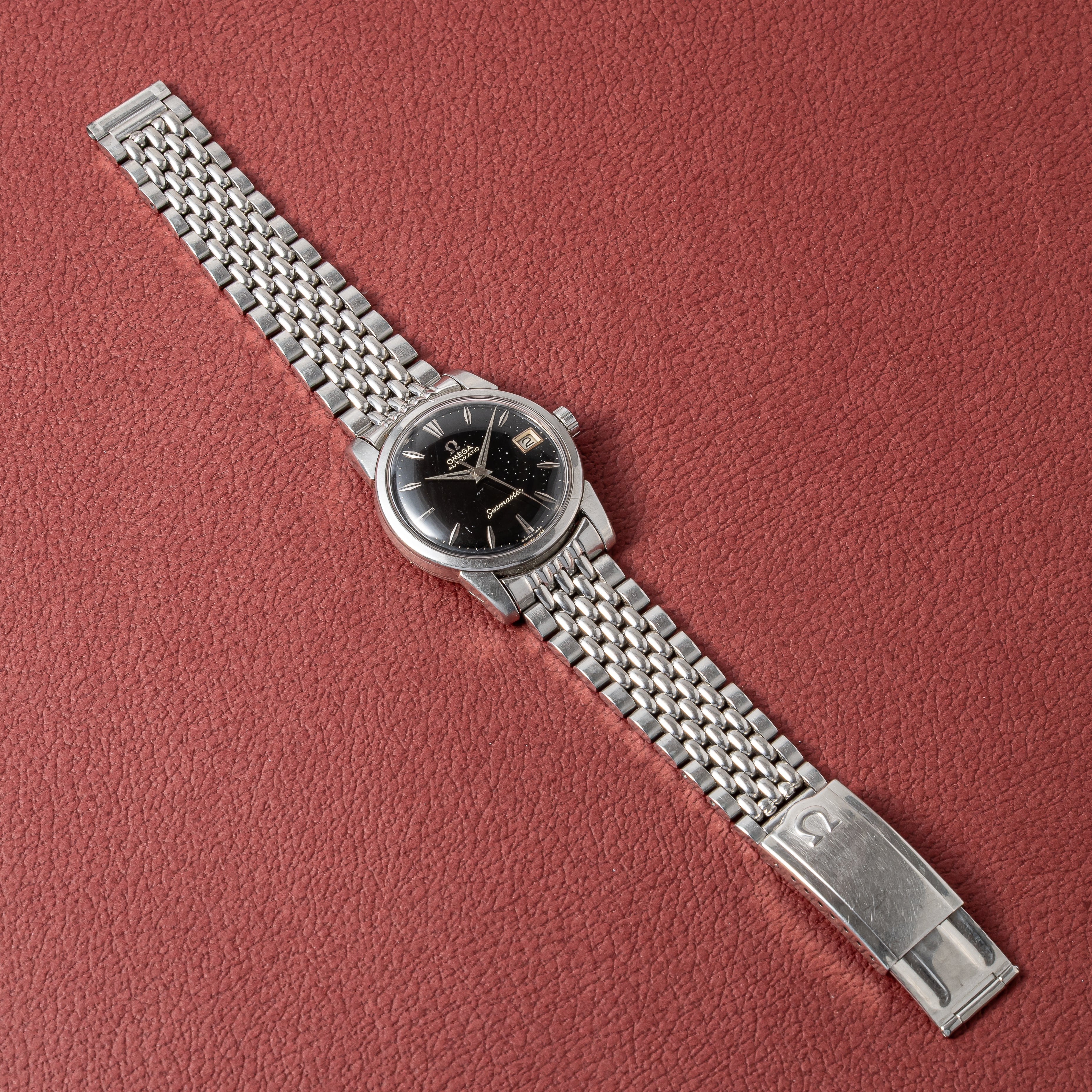 オメガ シーマスター 1958年製 オートマチック ブラックダイヤル Ref.2849