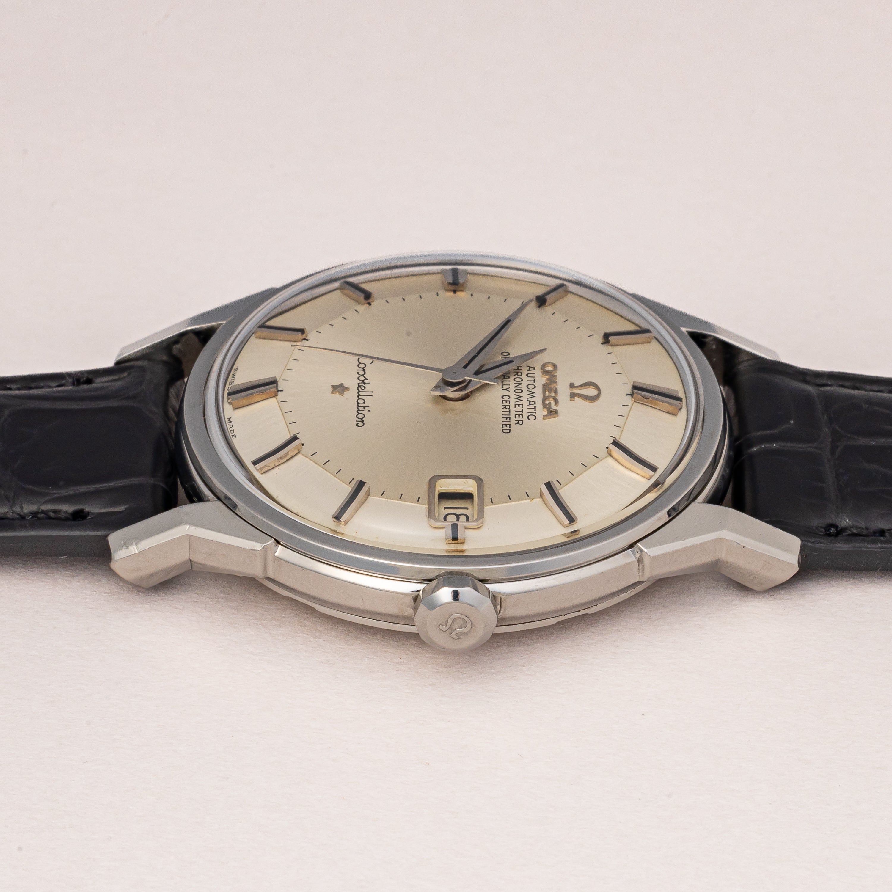オメガ コンステレーション 12角 1966年製 Ref.168.005 シルバーダイヤル 自動巻クロノメーター