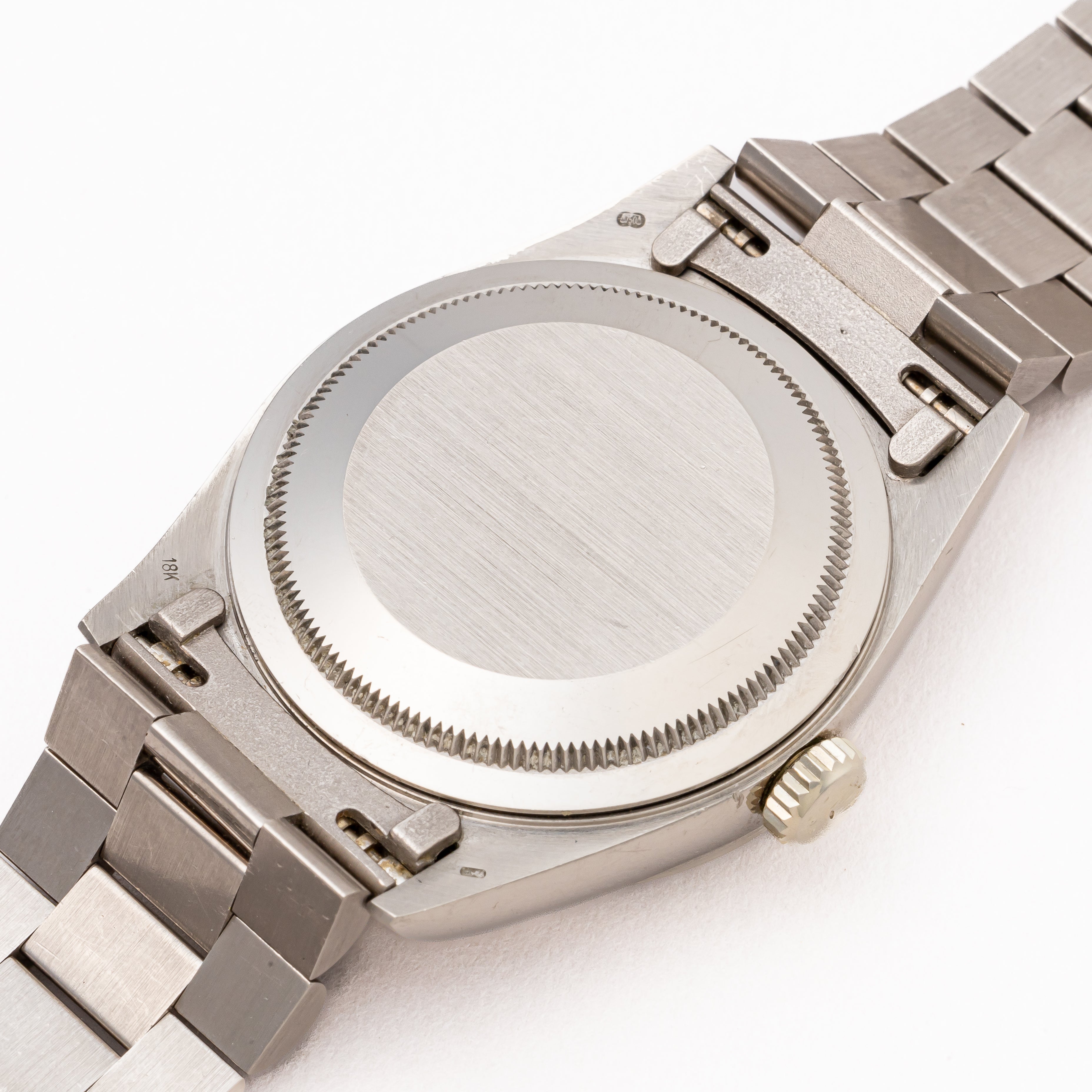 ロレックス デイデイト 1995年製 Ref.18239 18KWG ホワイトローマンダイヤル 箱、ギャラ付き