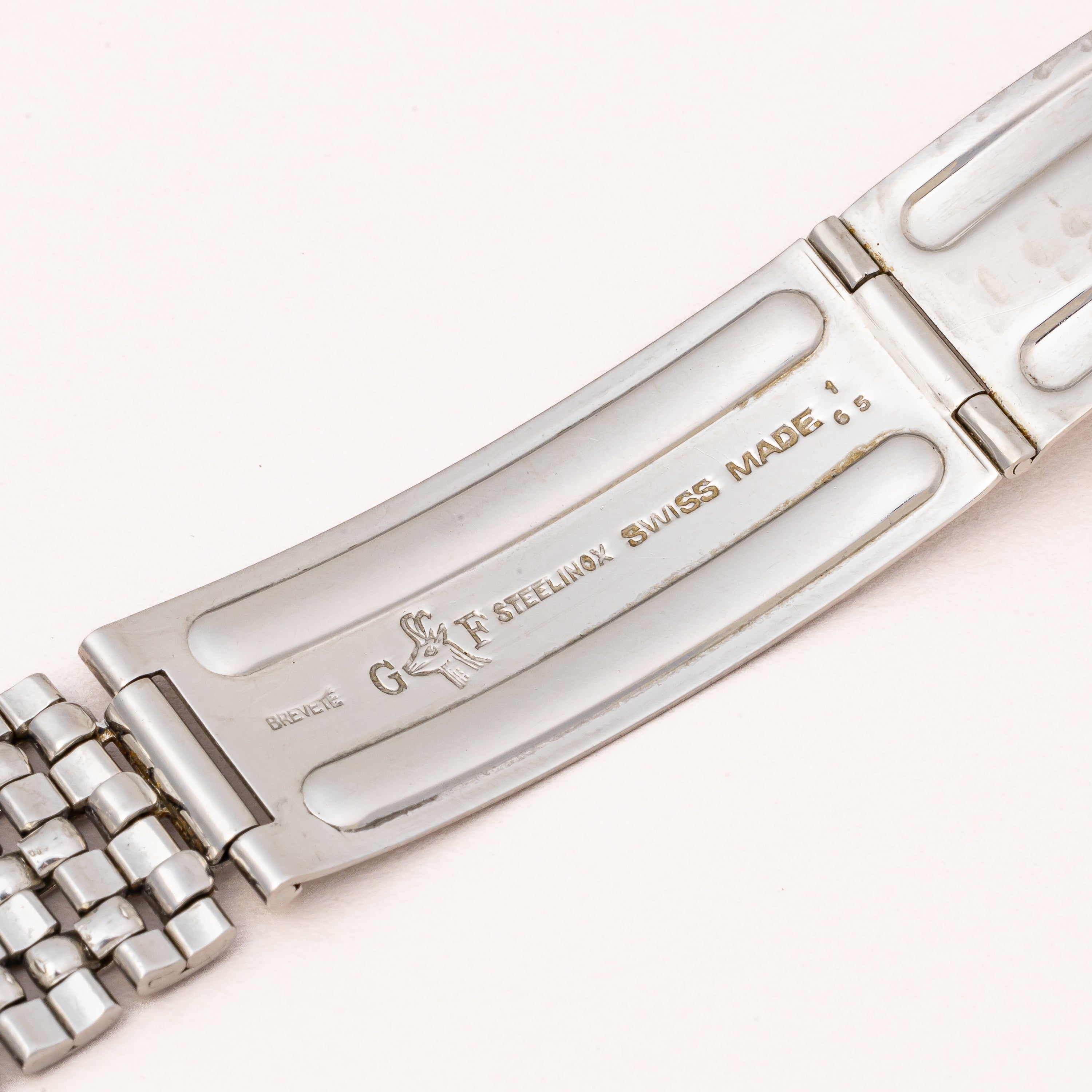 IWC インヂュニア 1963年製 Ref.666AD Cal.8531 純正ゲイフレアーブレス付き