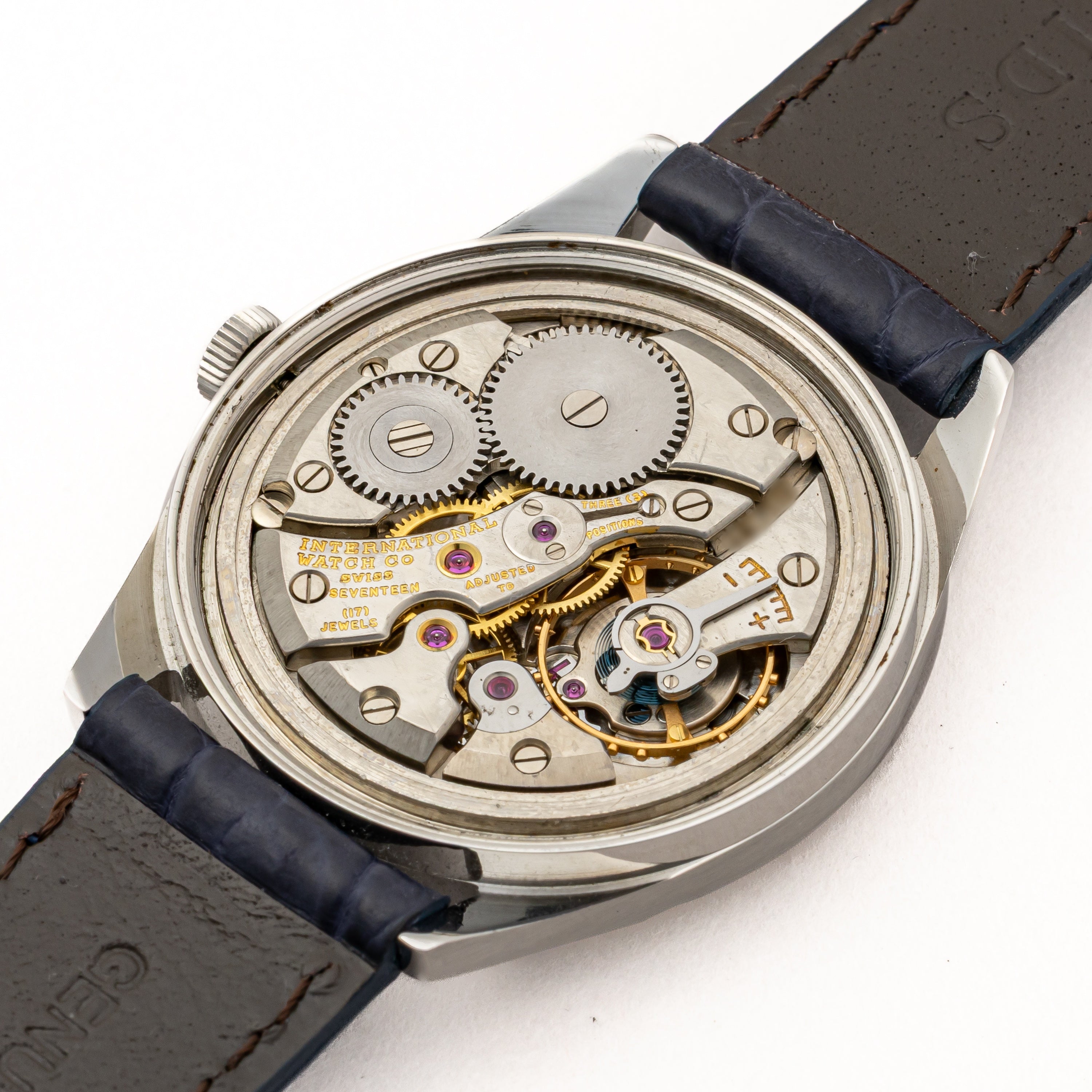 IWC ラウンドケース 手巻き 1969年製 Ref.810A Cal.89 純正尾錠付