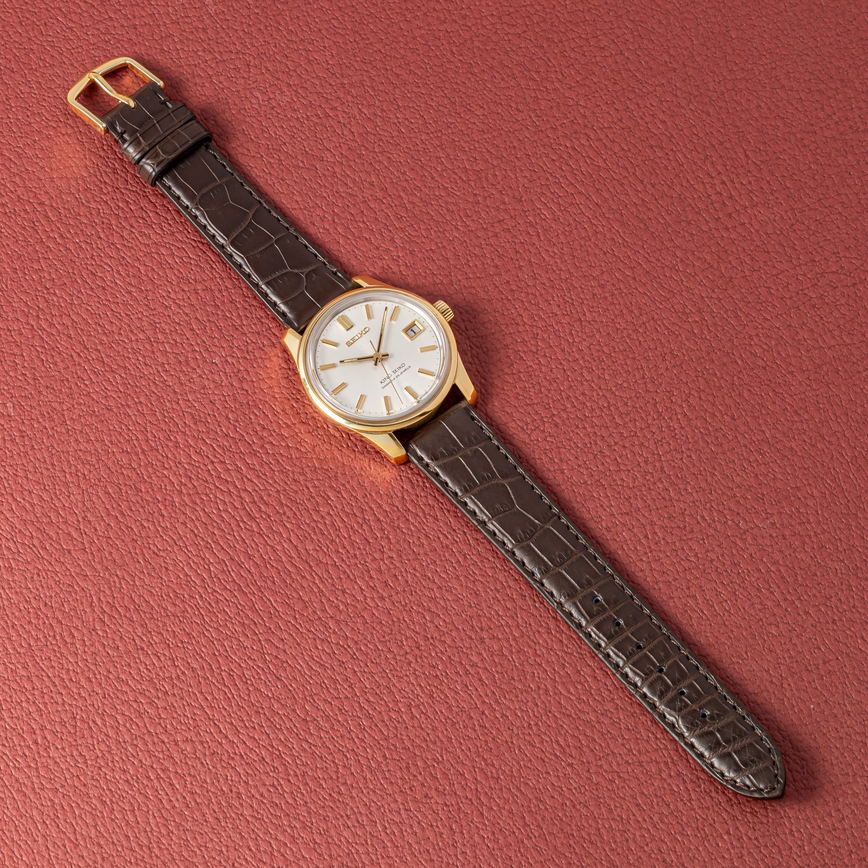 セイコー キングセイコー 手巻き 1968年製 デイトジャスト機能付き CAPゴールド Ref.4402-8000 Cal.4419A