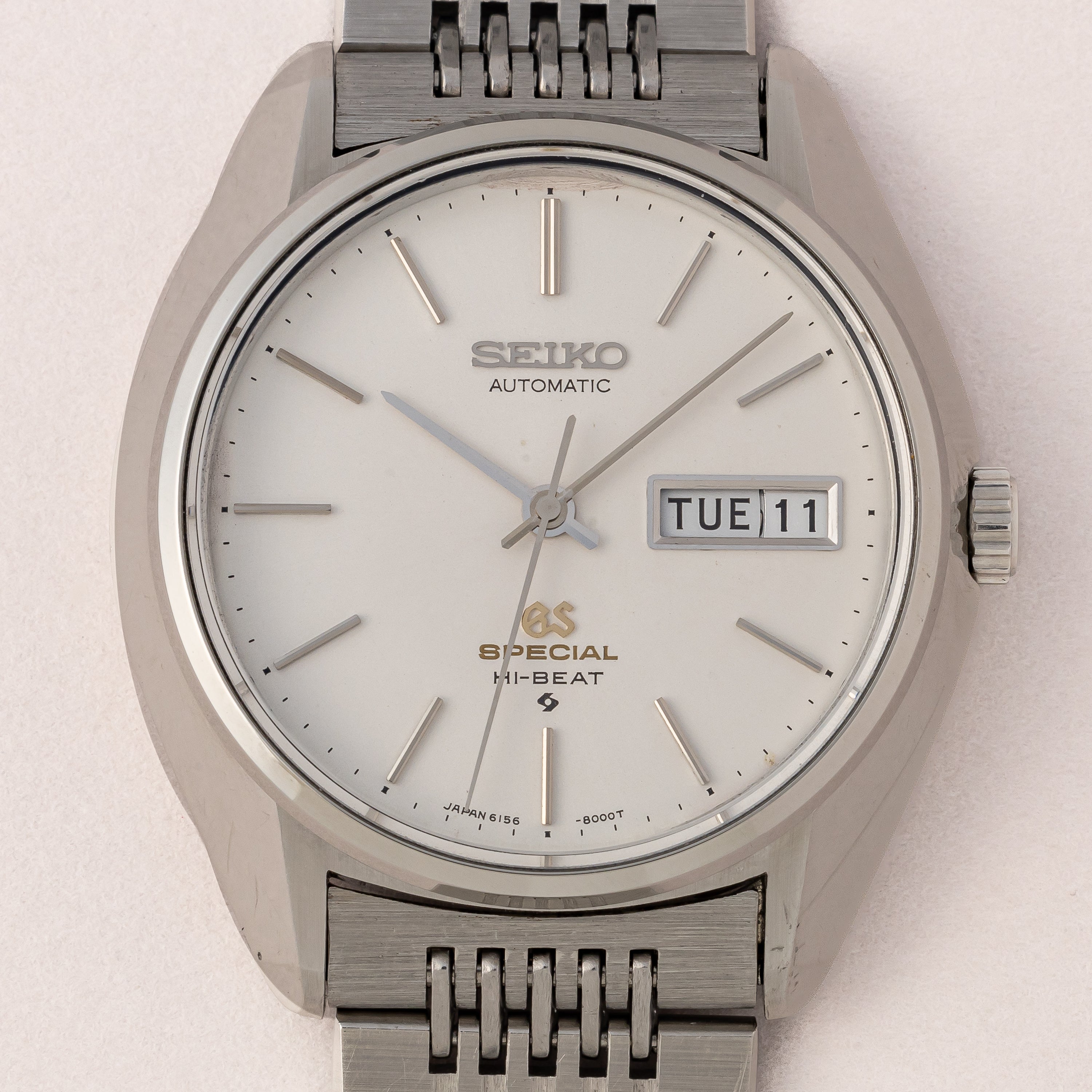 グランドセイコー スペシャル 1970年製 Ref.6156-8000 ハイビート 61GSSP 純正GSブレス