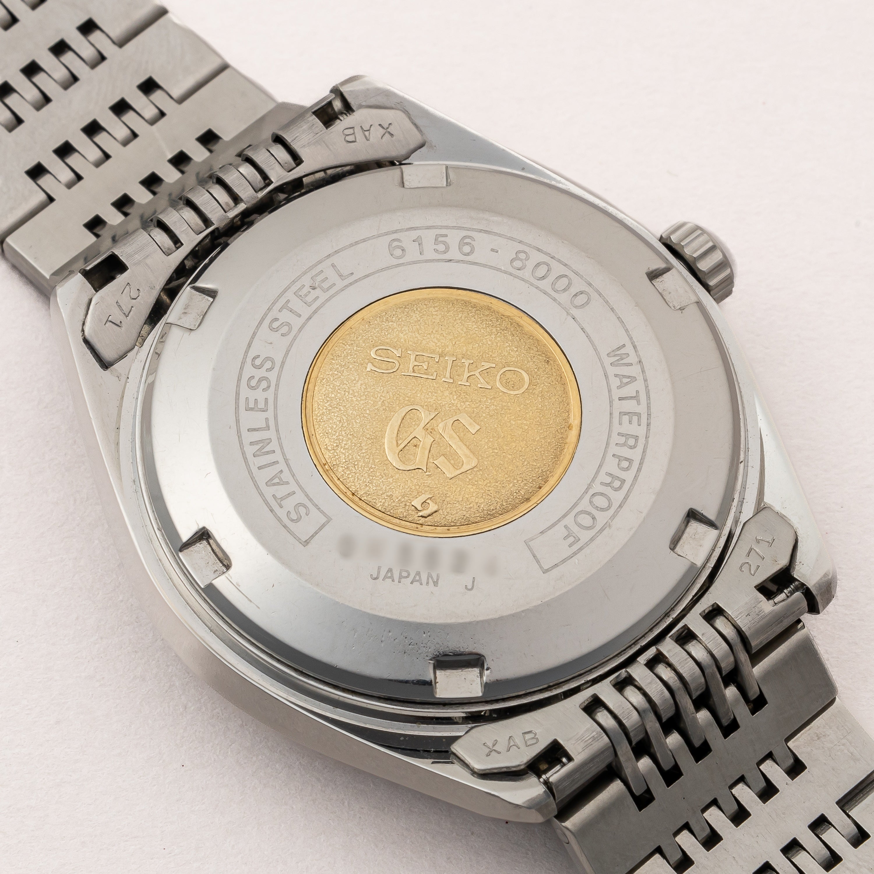 グランドセイコー スペシャル 1970年製 Ref.6156-8000 ハイビート 61GSSP 純正GSブレス