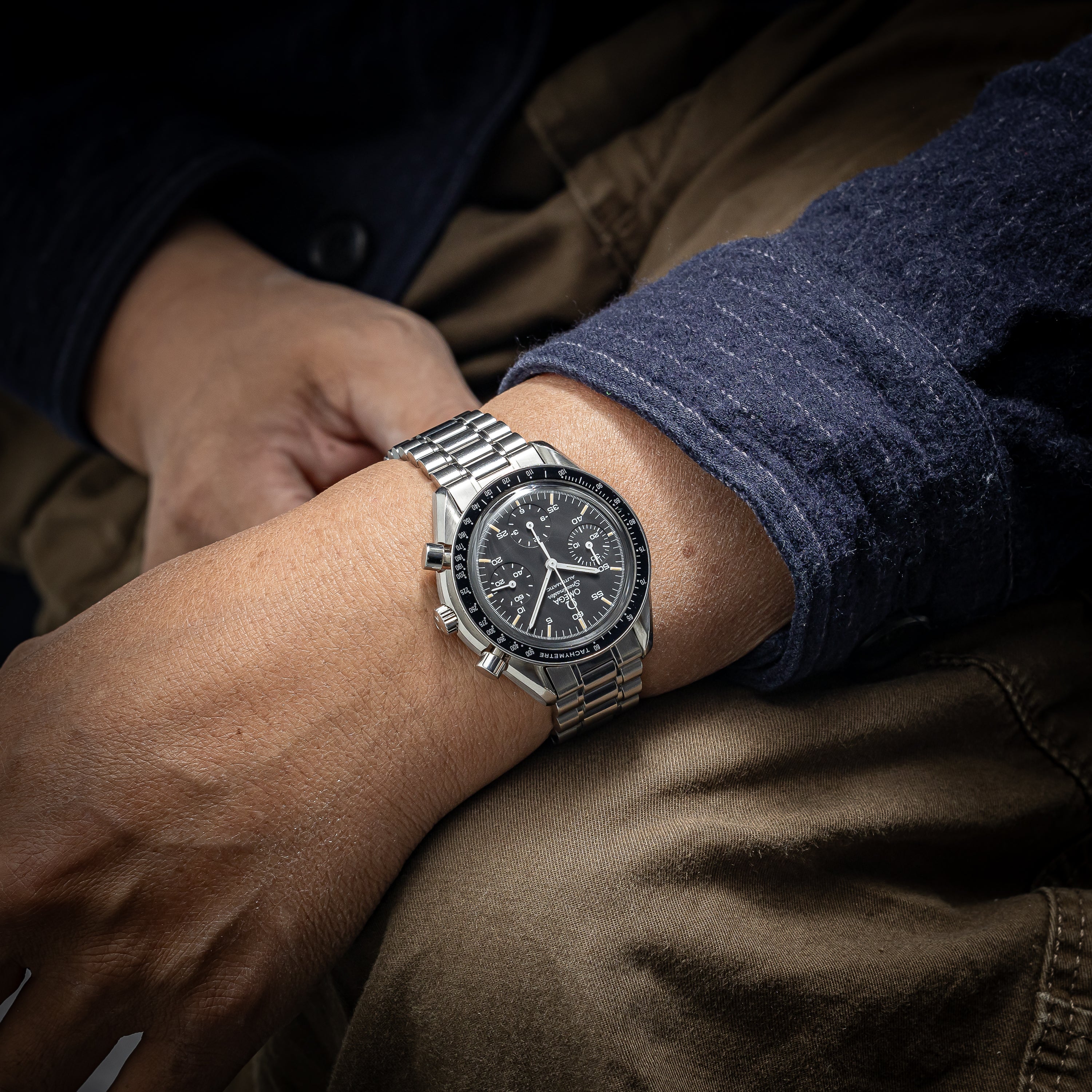 オメガスピードマスター オートマチック 1990年代製 Ref.3510.50 自動巻クロノグラフ