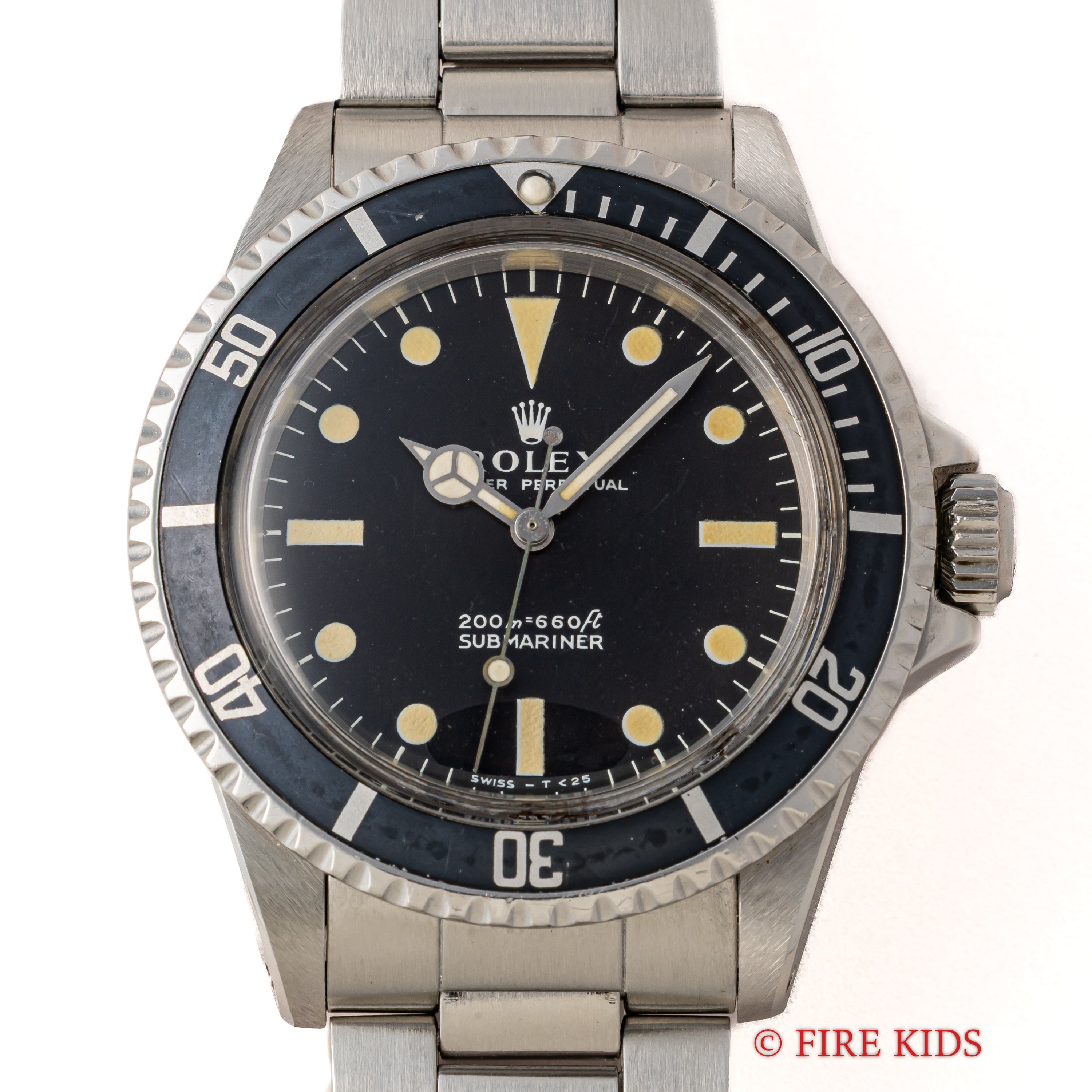 ロレックス サブマリーナ- Ref.5513 メーターファースト 1968年製 純正巻きダブルロックブレス