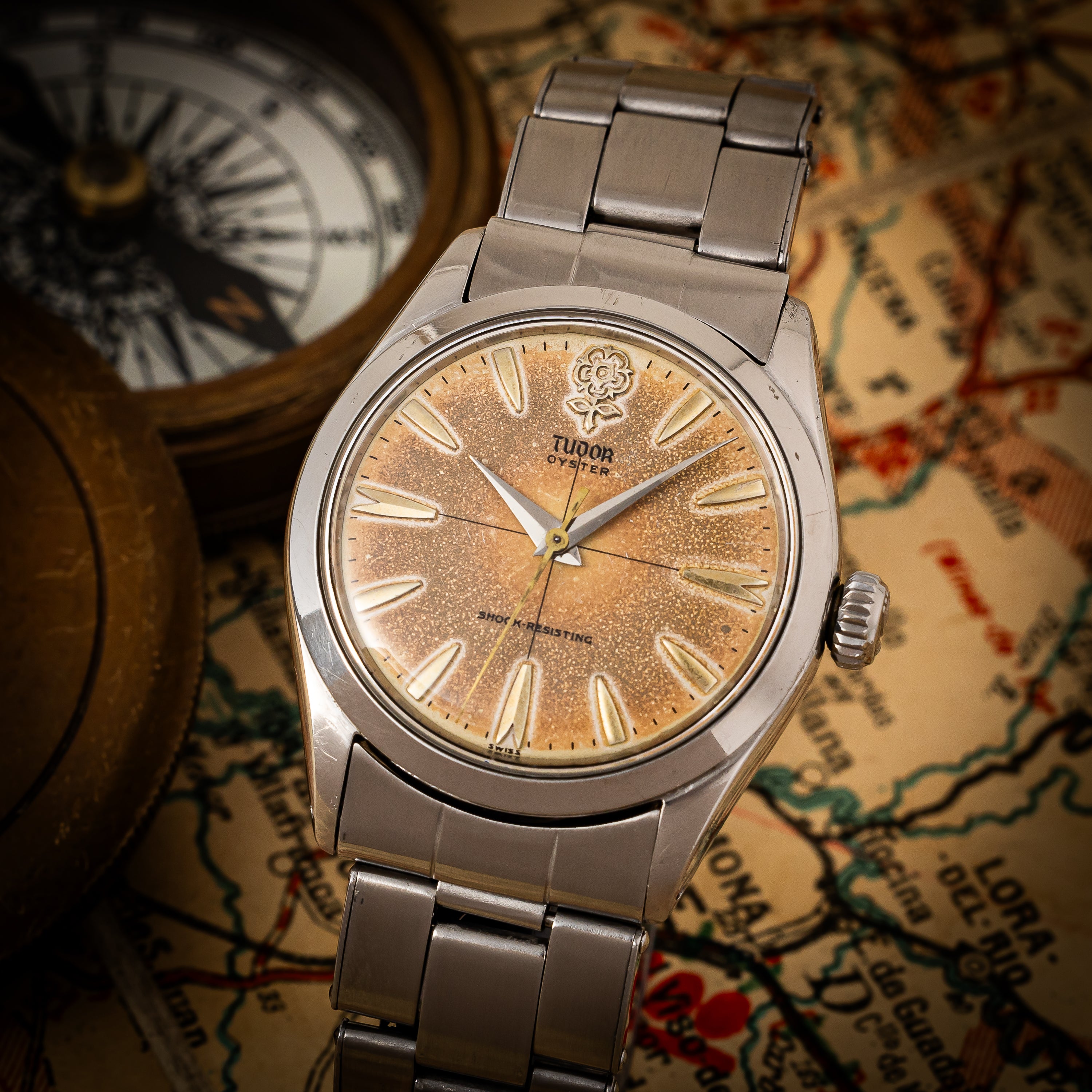 チューダー オイスター 1958年製 Ref.7934 デカバラ クロスライン