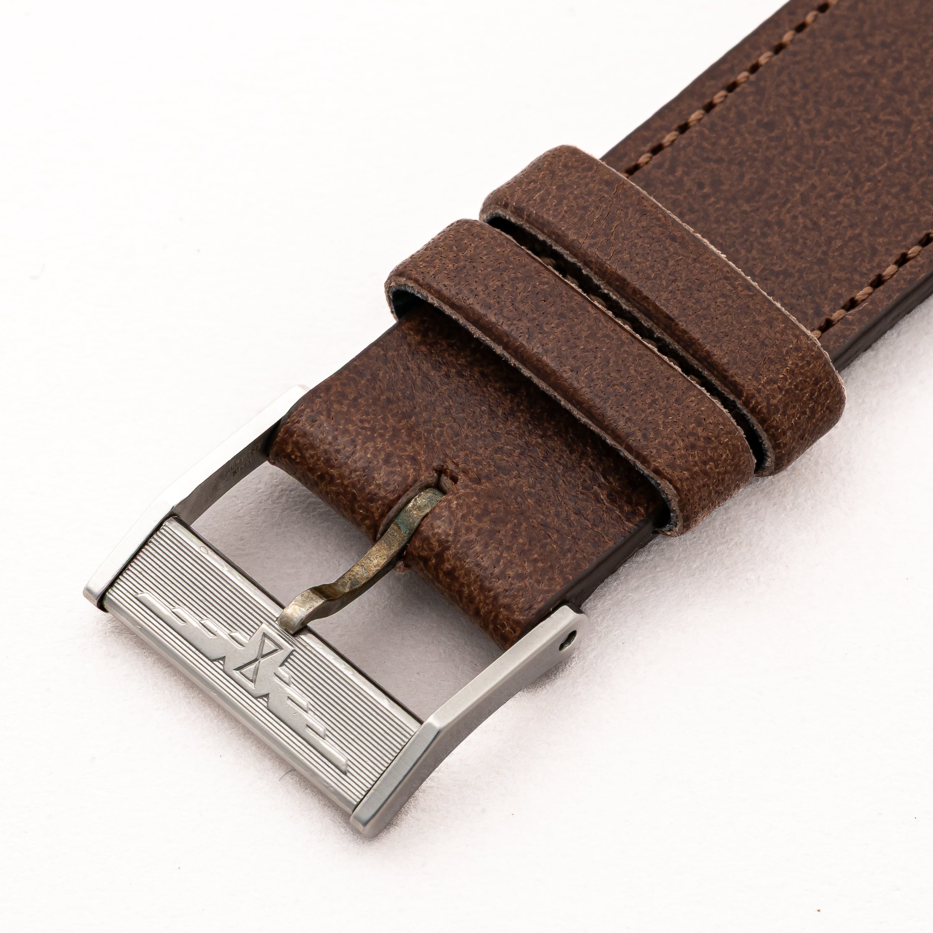 ロンジン ウルトラクロンロンジン 10振動自動巻 1969年製 クロスライン グレーダイヤル 純正尾錠付き