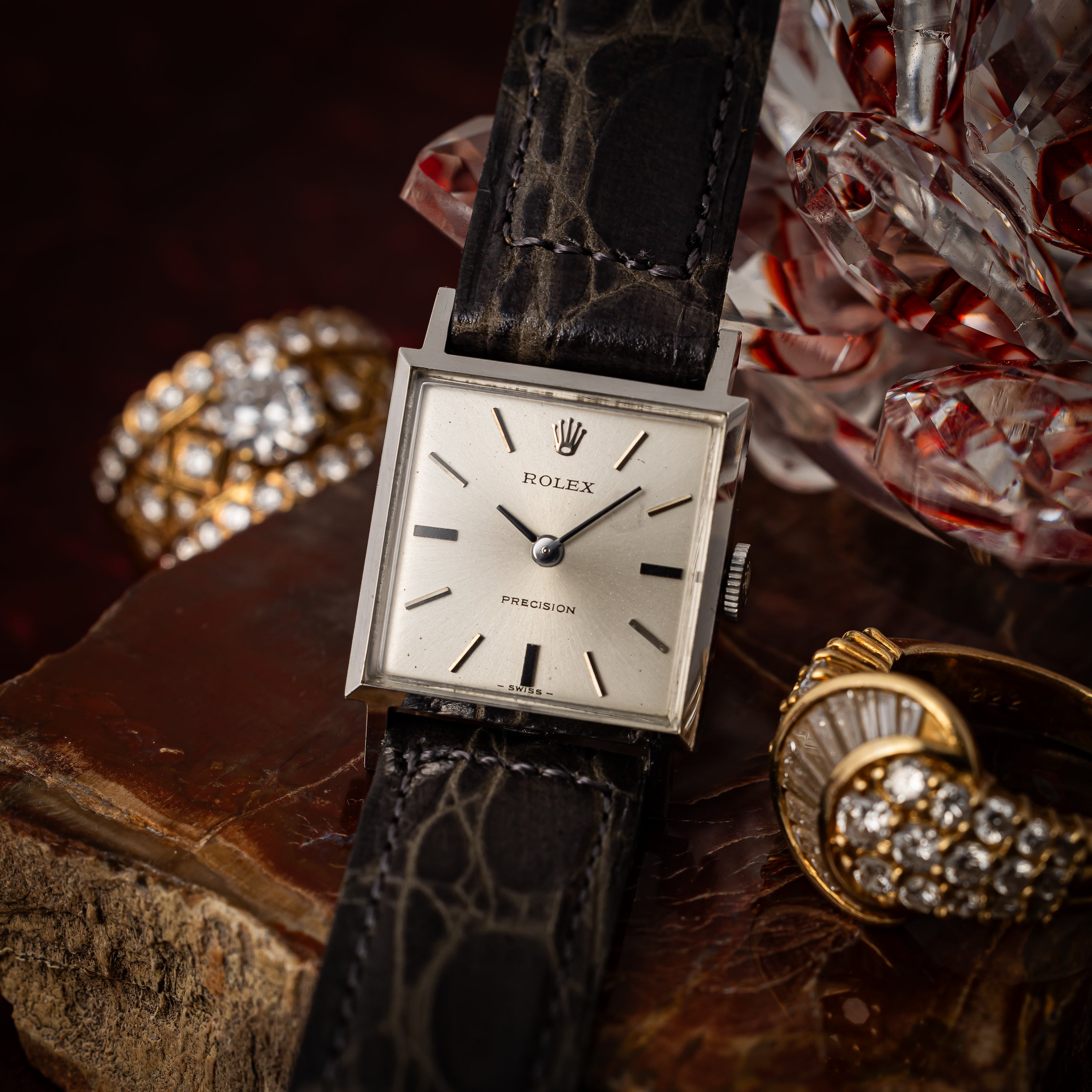 ロレックス レディース 1968年製 Ref.2611 スクエアケース 手巻き Cal.1400