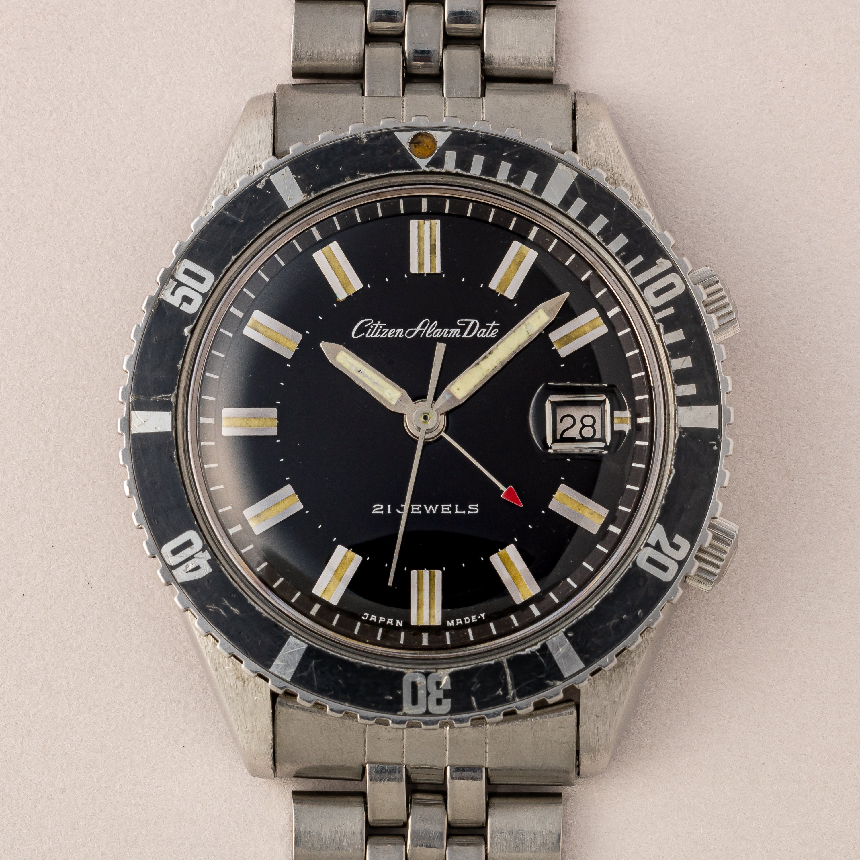 シチズン アラームデイト ダイバー 1968年製 Ref.ALDS52902-Y