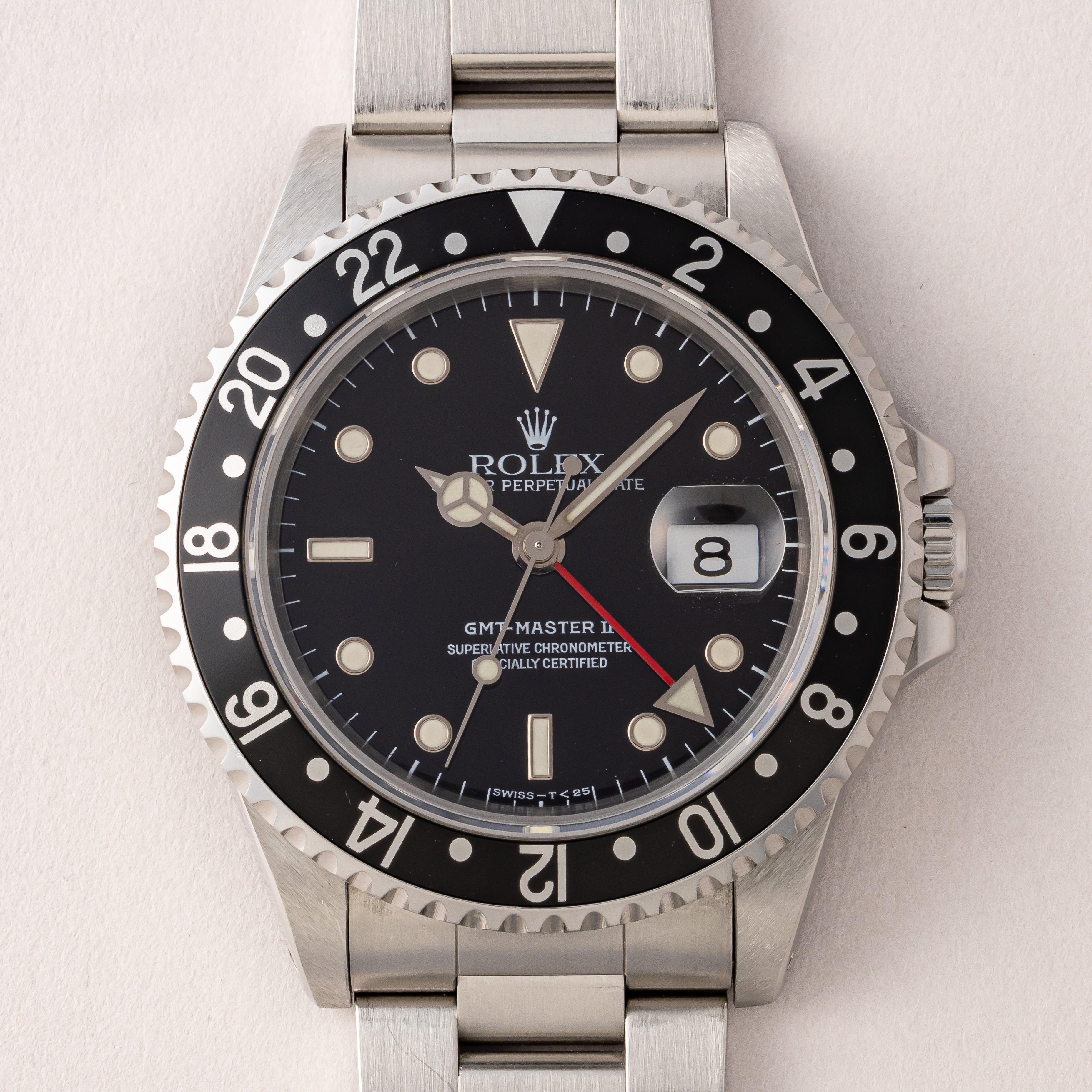 ロレックス GMTマスターⅡ 1991年製 Ref.16710 箱、ギャラ、コークベゼル付き