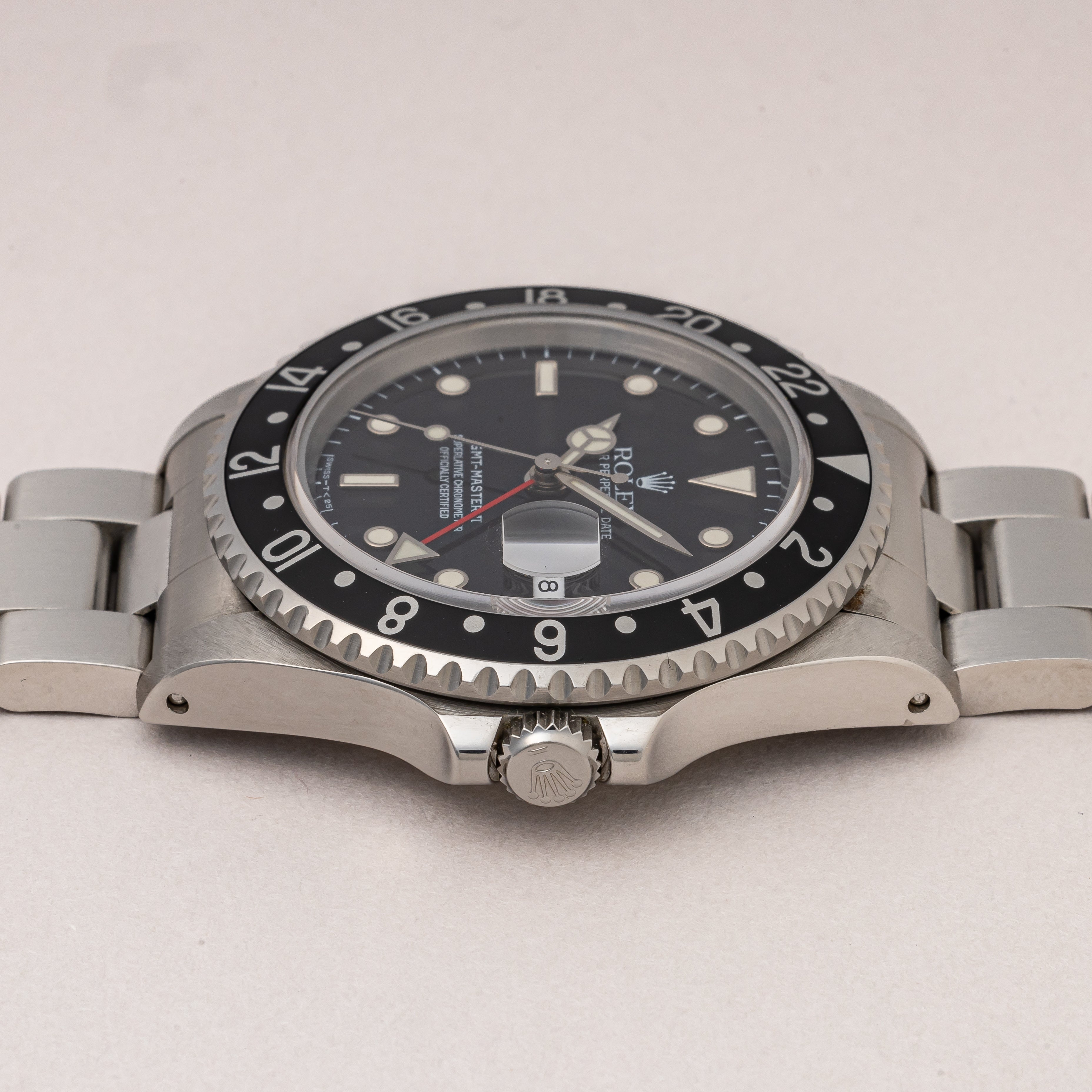 ロレックス GMTマスターⅡ 1991年製 Ref.16710 箱、ギャラ、コークベゼル付き