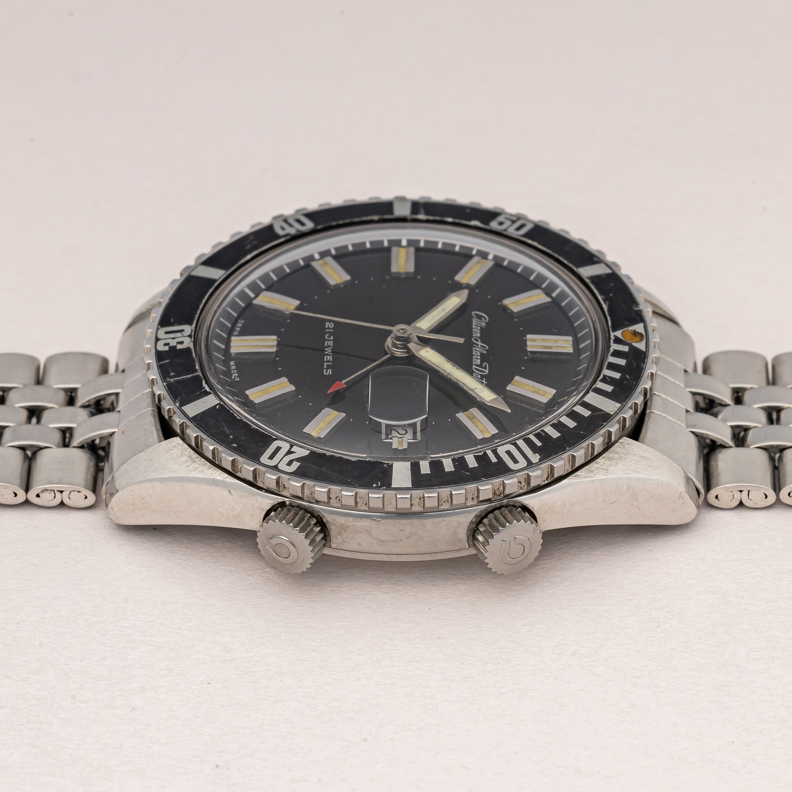 シチズン アラームデイト ダイバー 1968年製 Ref.ALDS52902-Y