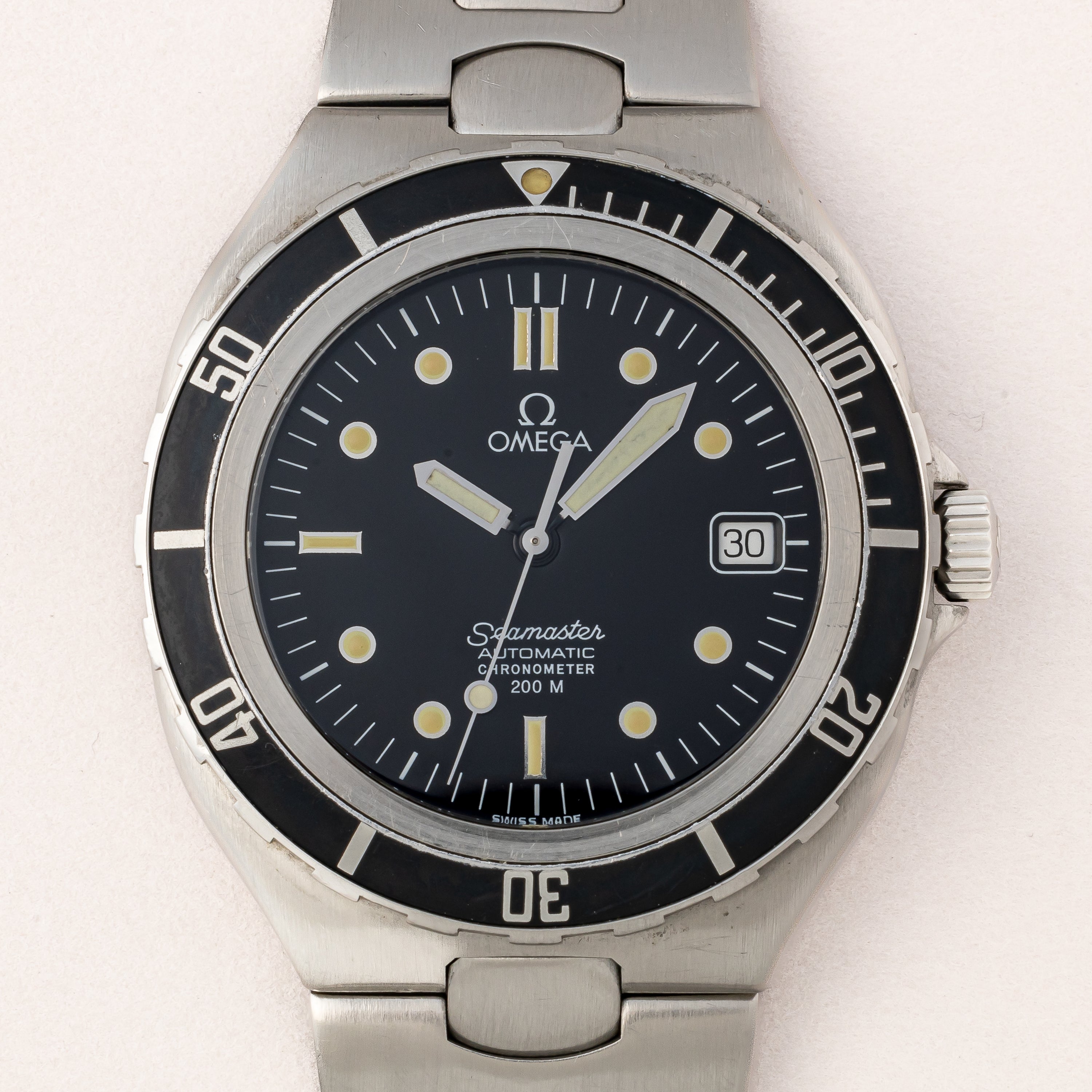 オメガ シーマスター プレボンド 1988年製 Ref.368.1061 ラージケース クロノメーター 200m