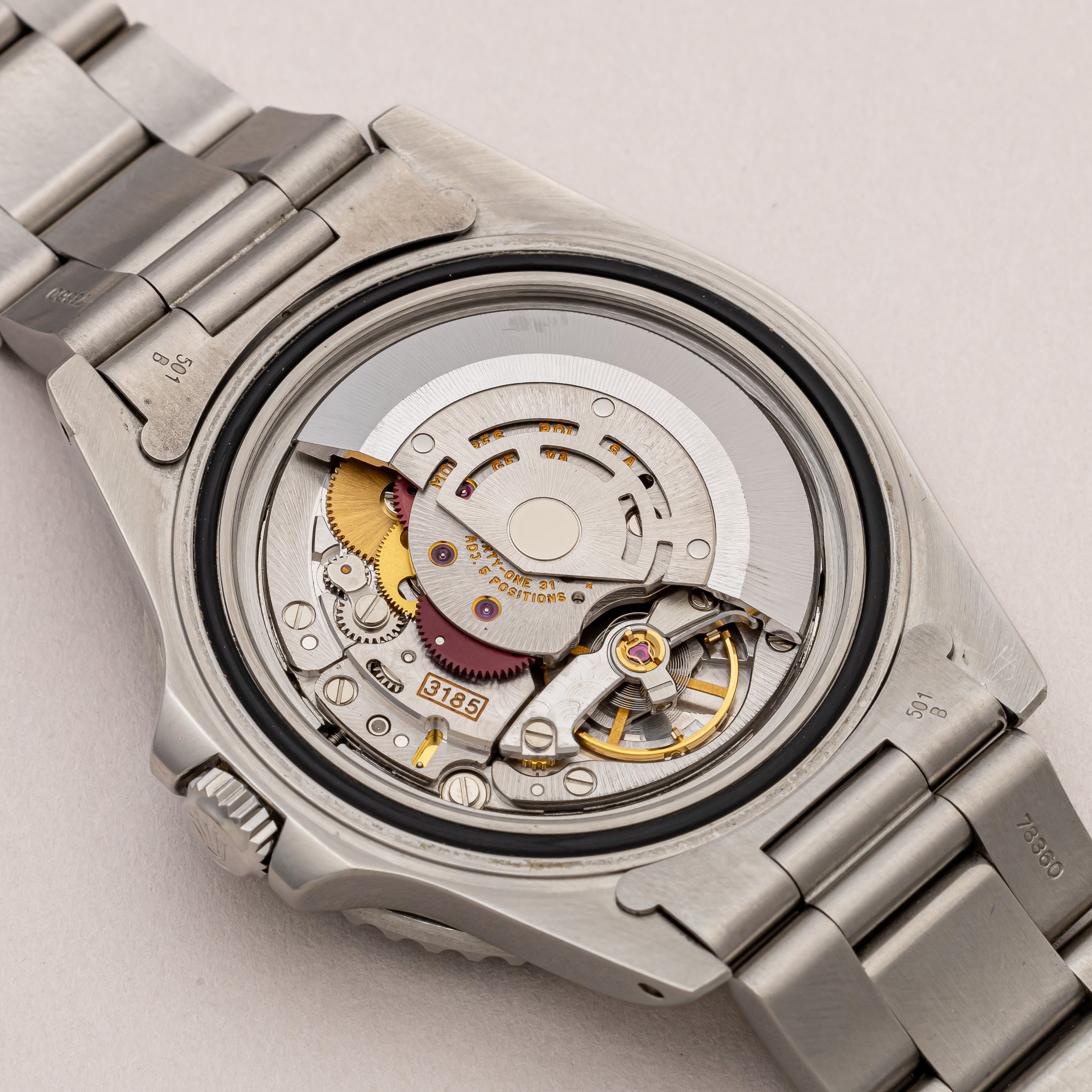 ロレックス GMTマスターⅡ 1991年製 Ref.16710 箱、ギャラ、コークベゼル付き