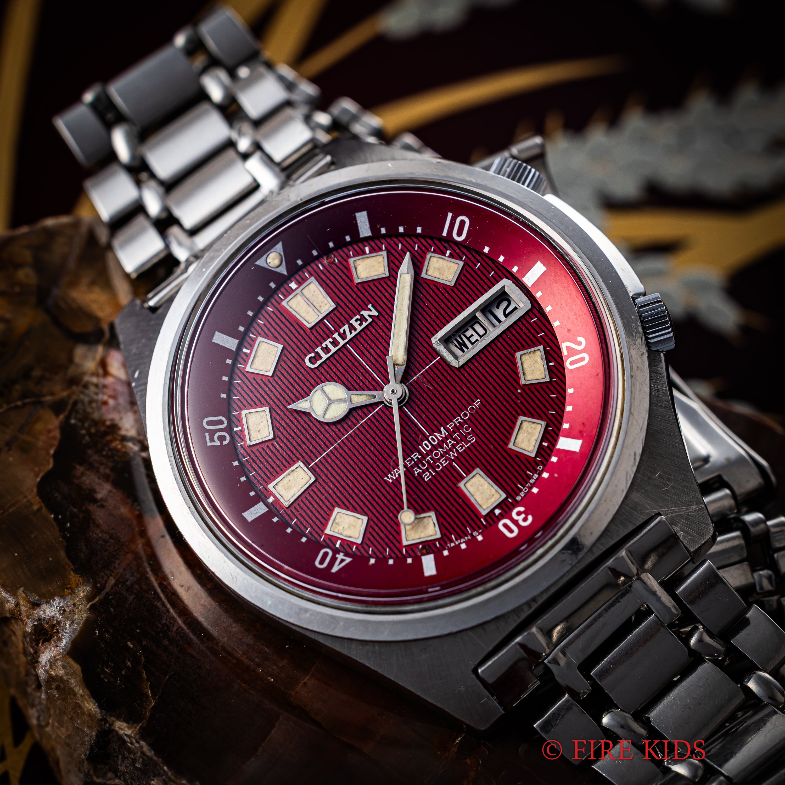 シチズン セブンスター レッドダイヤル 1969年製 ダイバーズウオッチ