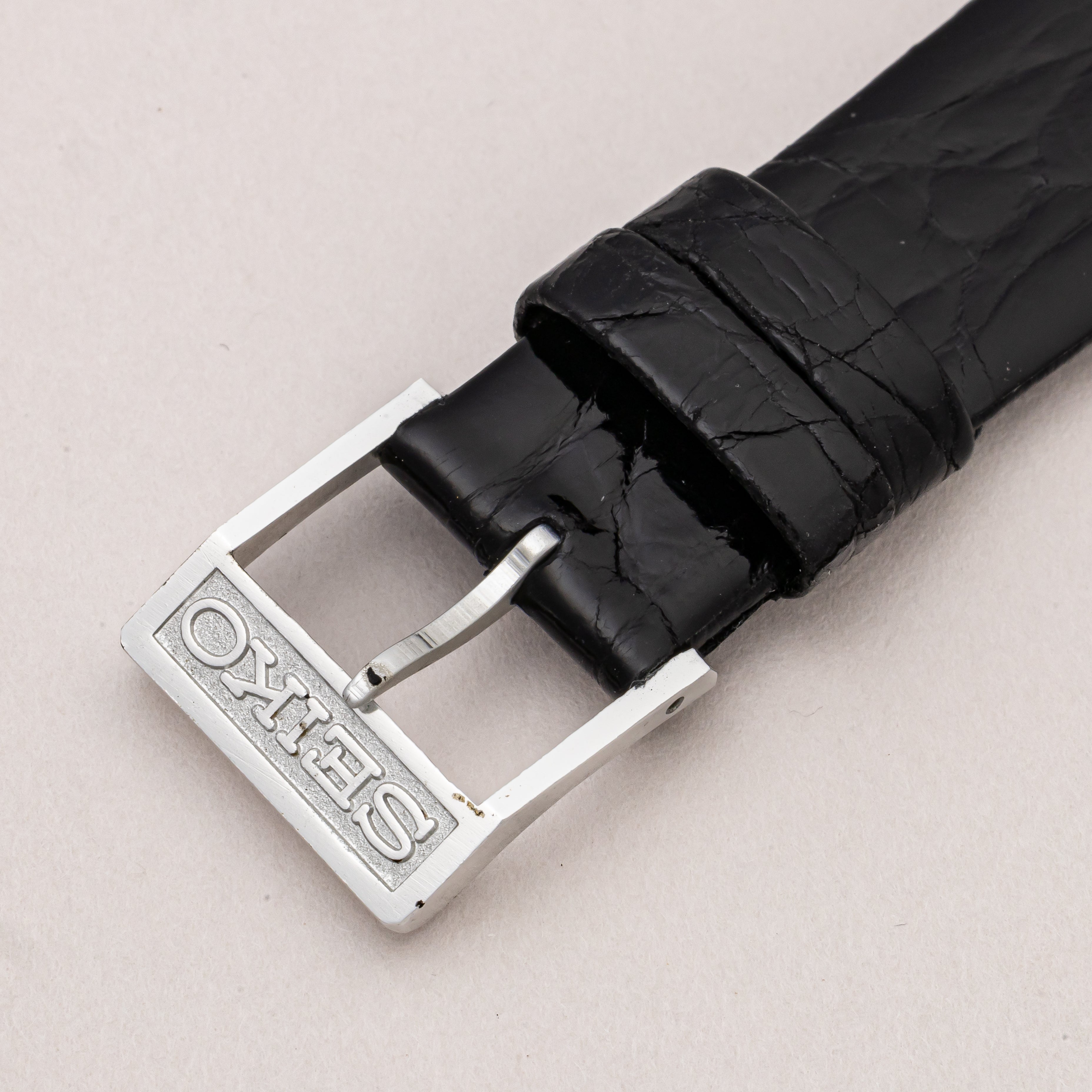 セイコー 44キングセイコー前期 1965年製 Ref.44-9990 盾メダリオン 純正尾錠付き