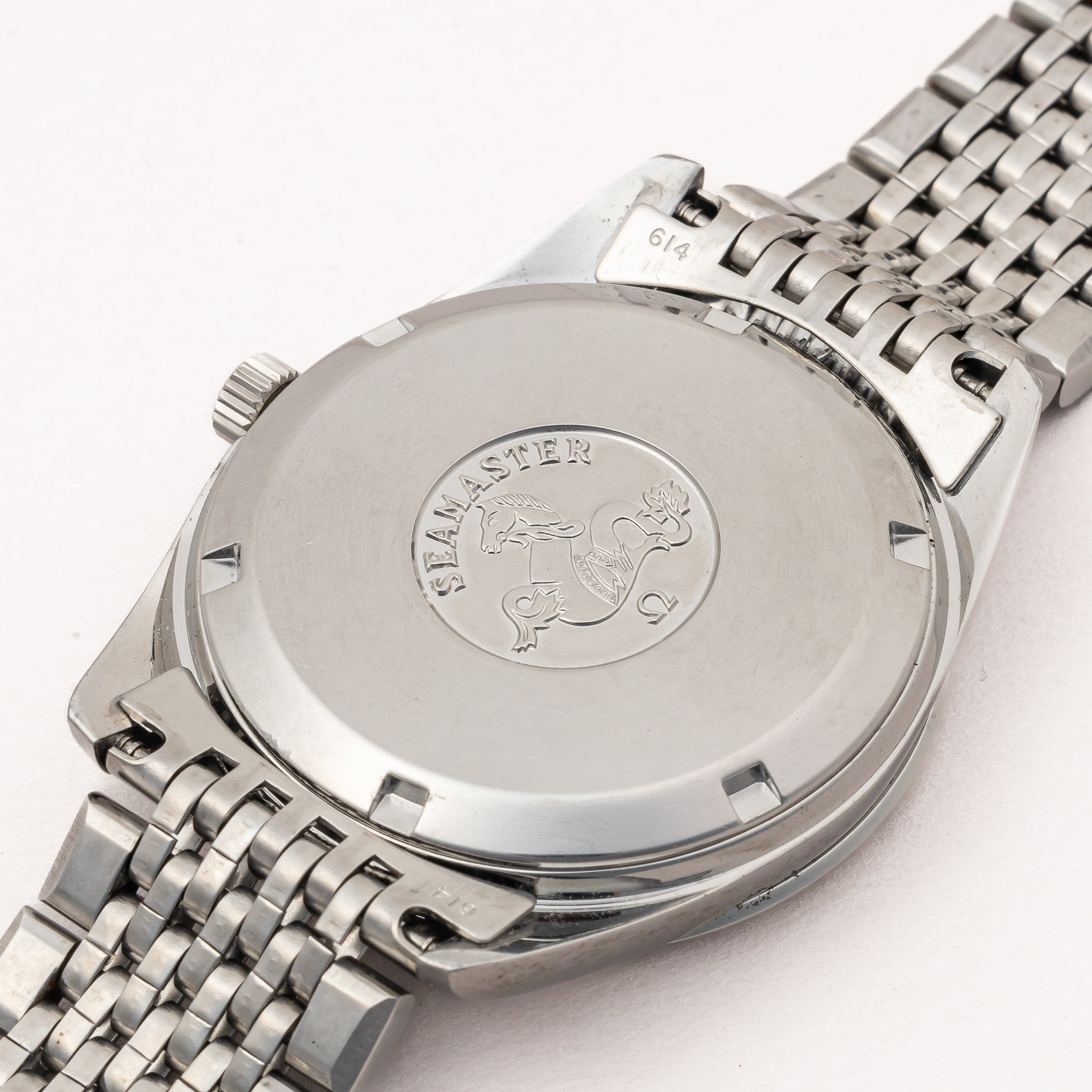 オメガ シーマスター 1970年製 ハイビート自動巻き Ref.166.0061 シルバーダイヤル 純正ブレス