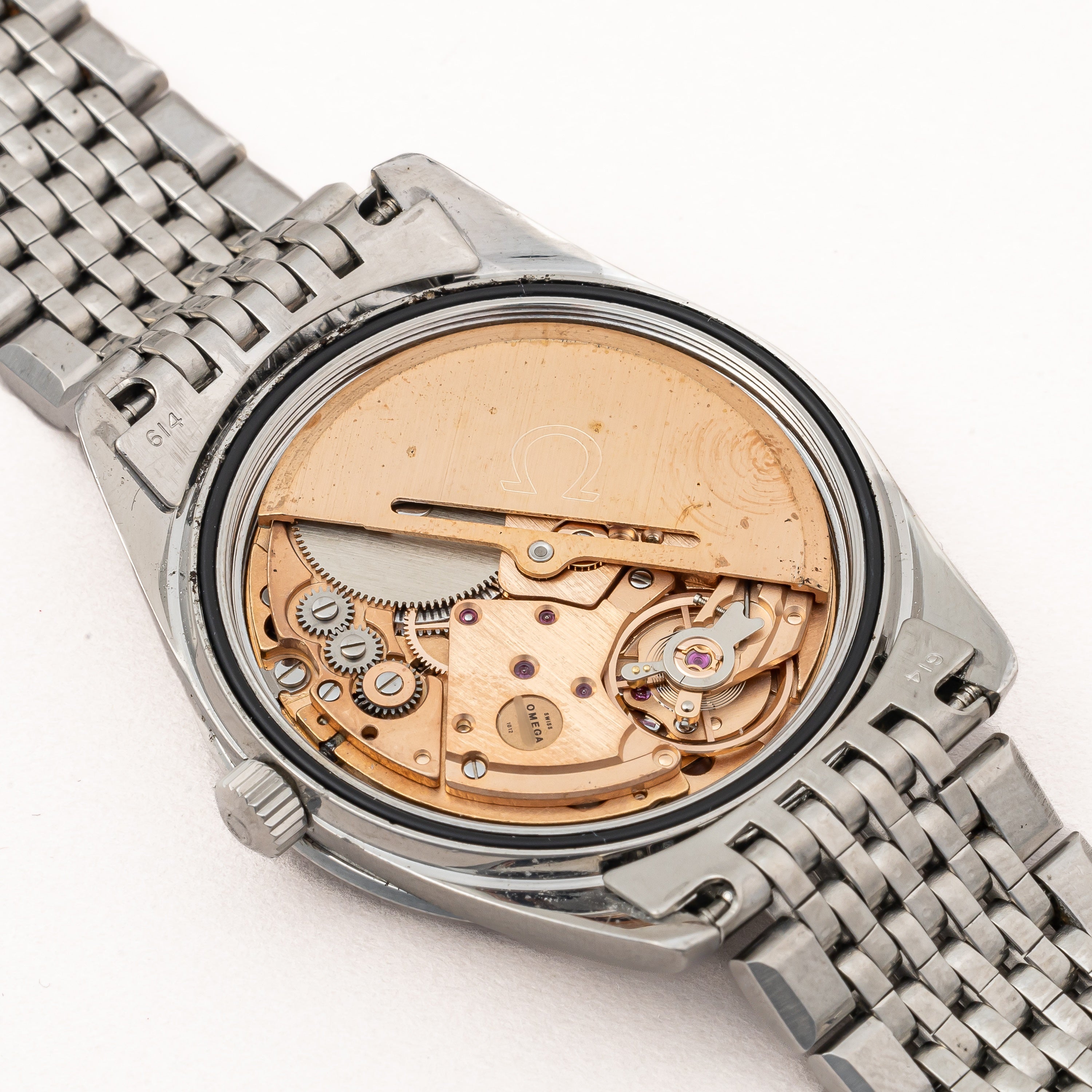 オメガ シーマスター 1970年製 ハイビート自動巻き Ref.166.0061 シルバーダイヤル 純正ブレス