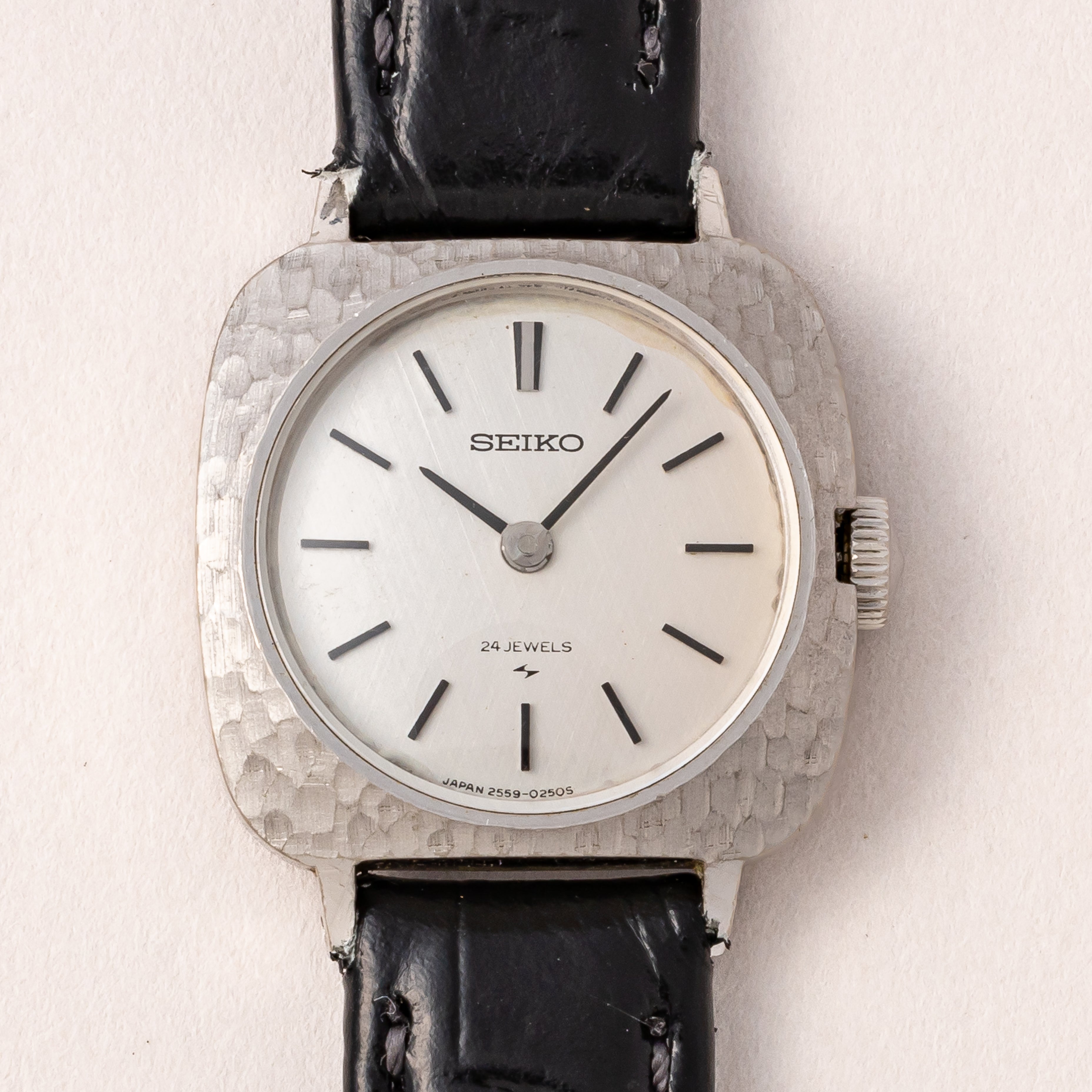 セイコー レディース 1969年製 Ref.2559-3050 14Kホワイトゴールド クッションケース