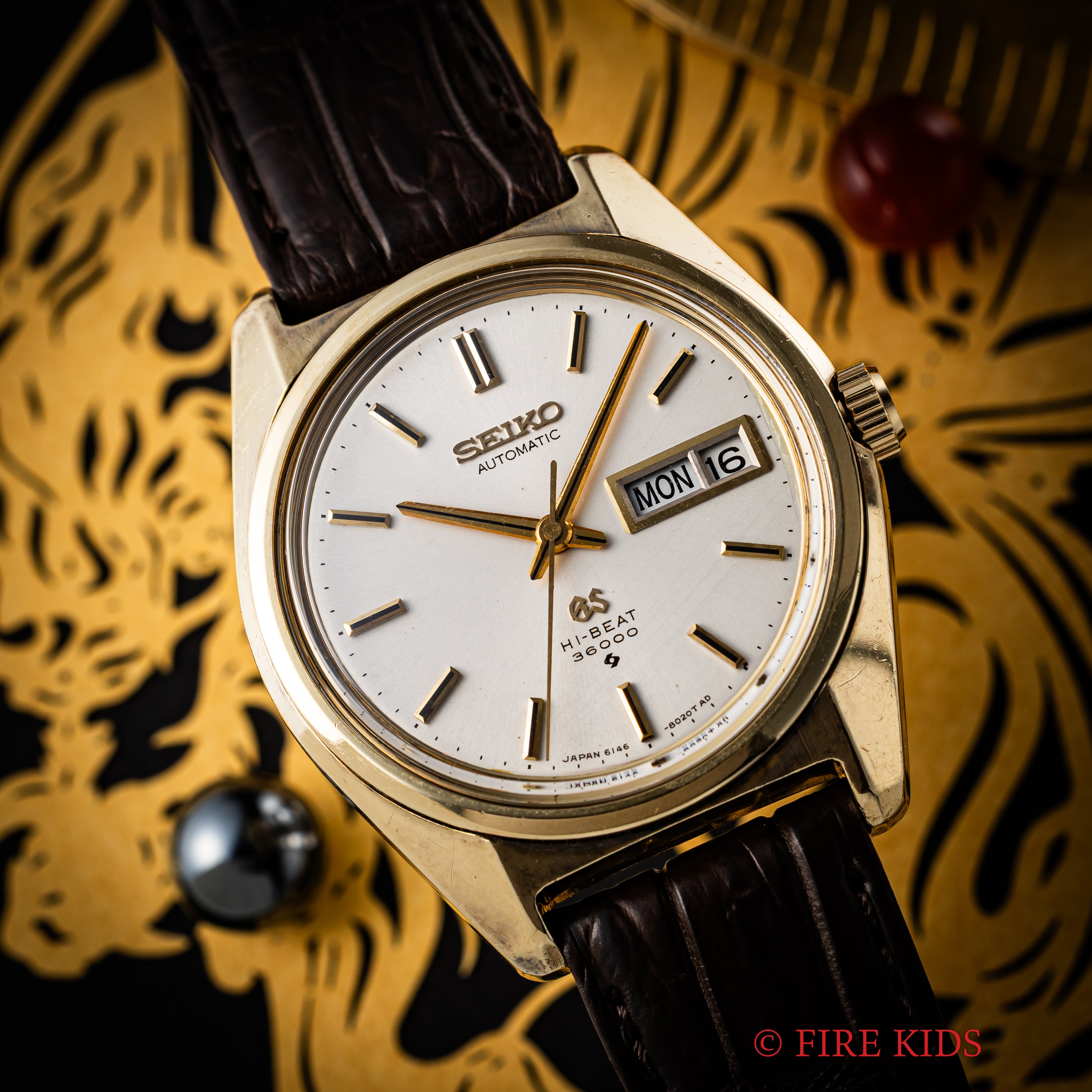 グランドセイコー 1968年製 Ref.6146-8000 希少CAPゴールドケース 36000振動自動巻 61GS