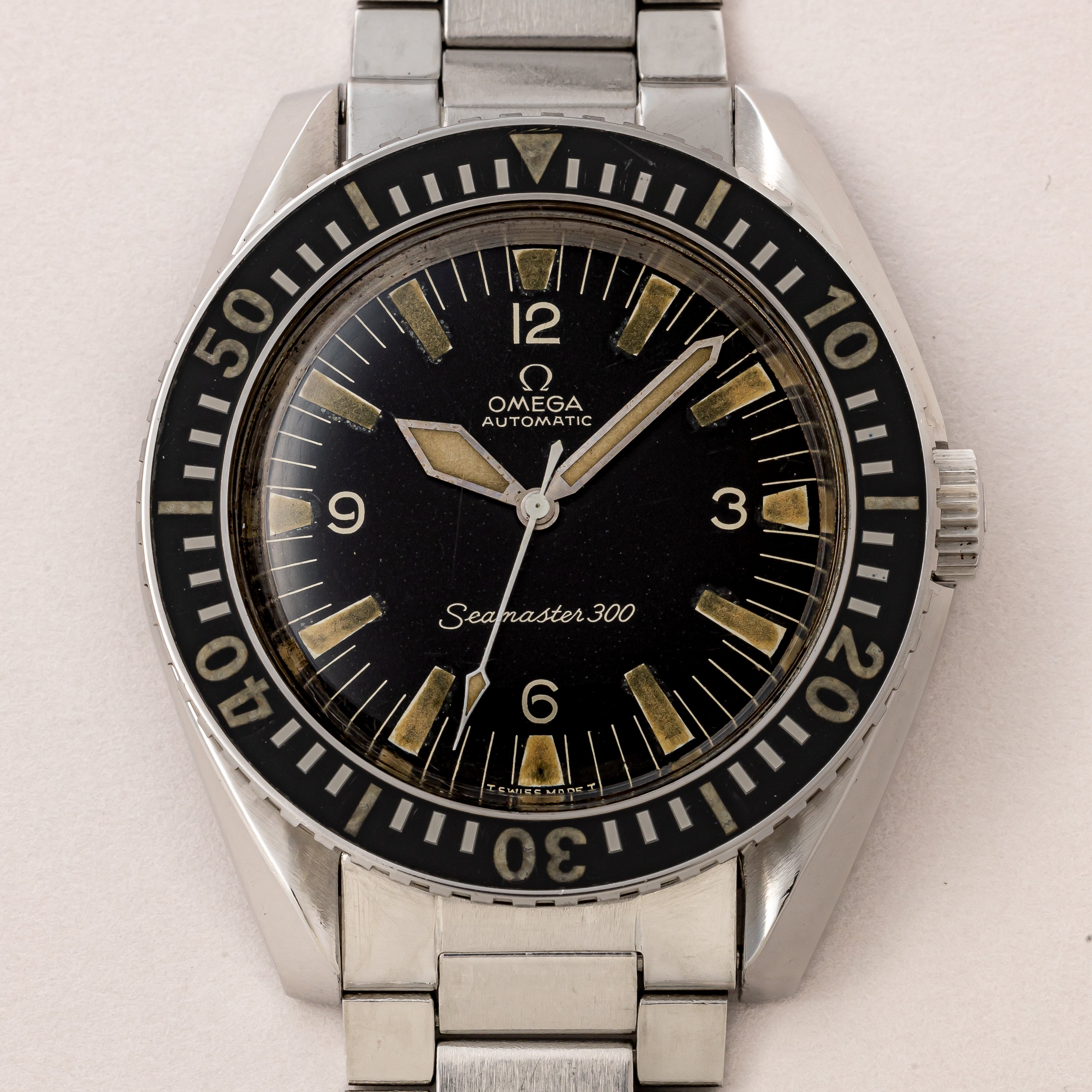 オメガ シーマスター300 サードモデル ノンデイト 1967年製 Ref.165.024 キャタピラブレス