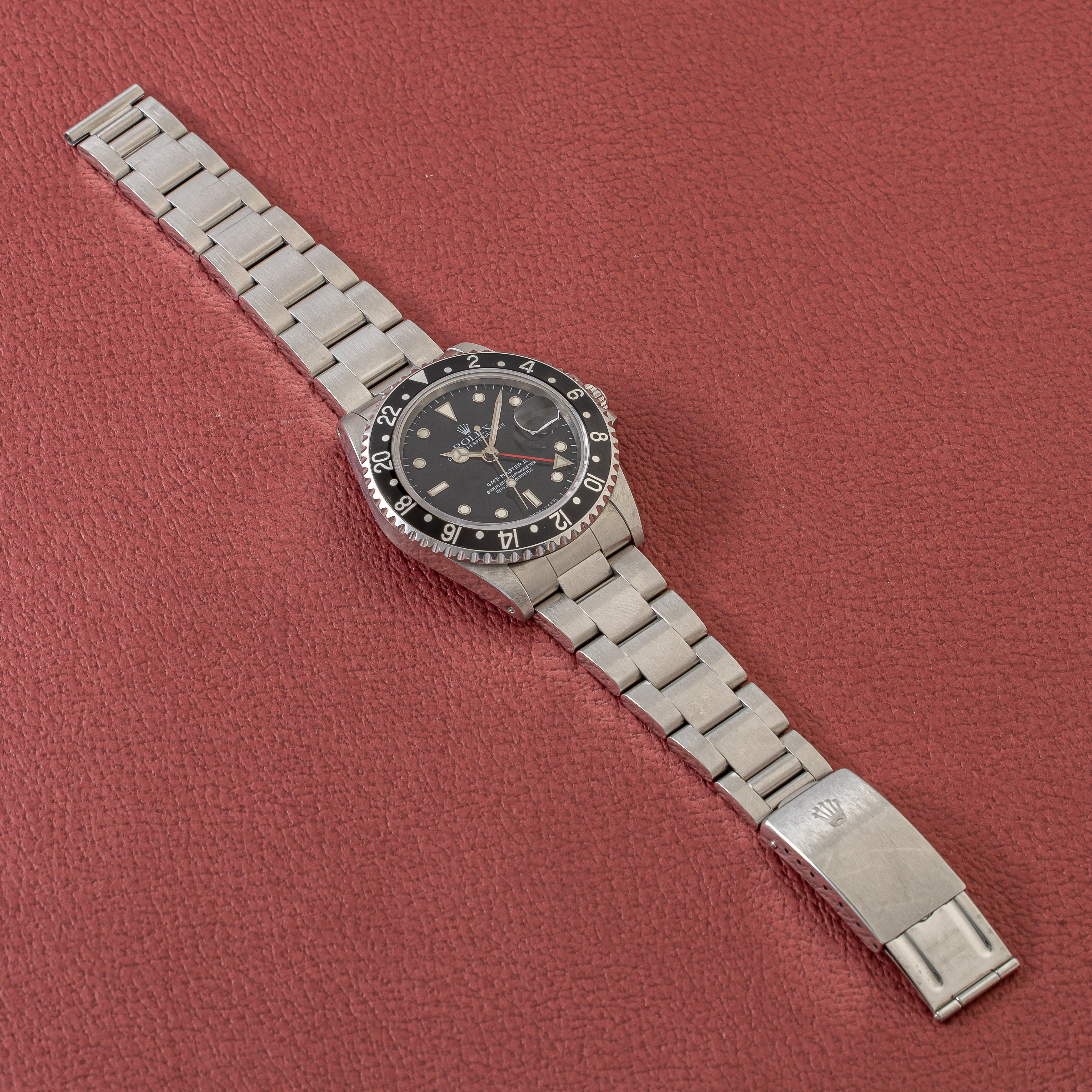 ロレックス GMTマスターⅡ 1991年製 Ref.16710 箱、ギャラ、コークベゼル付き