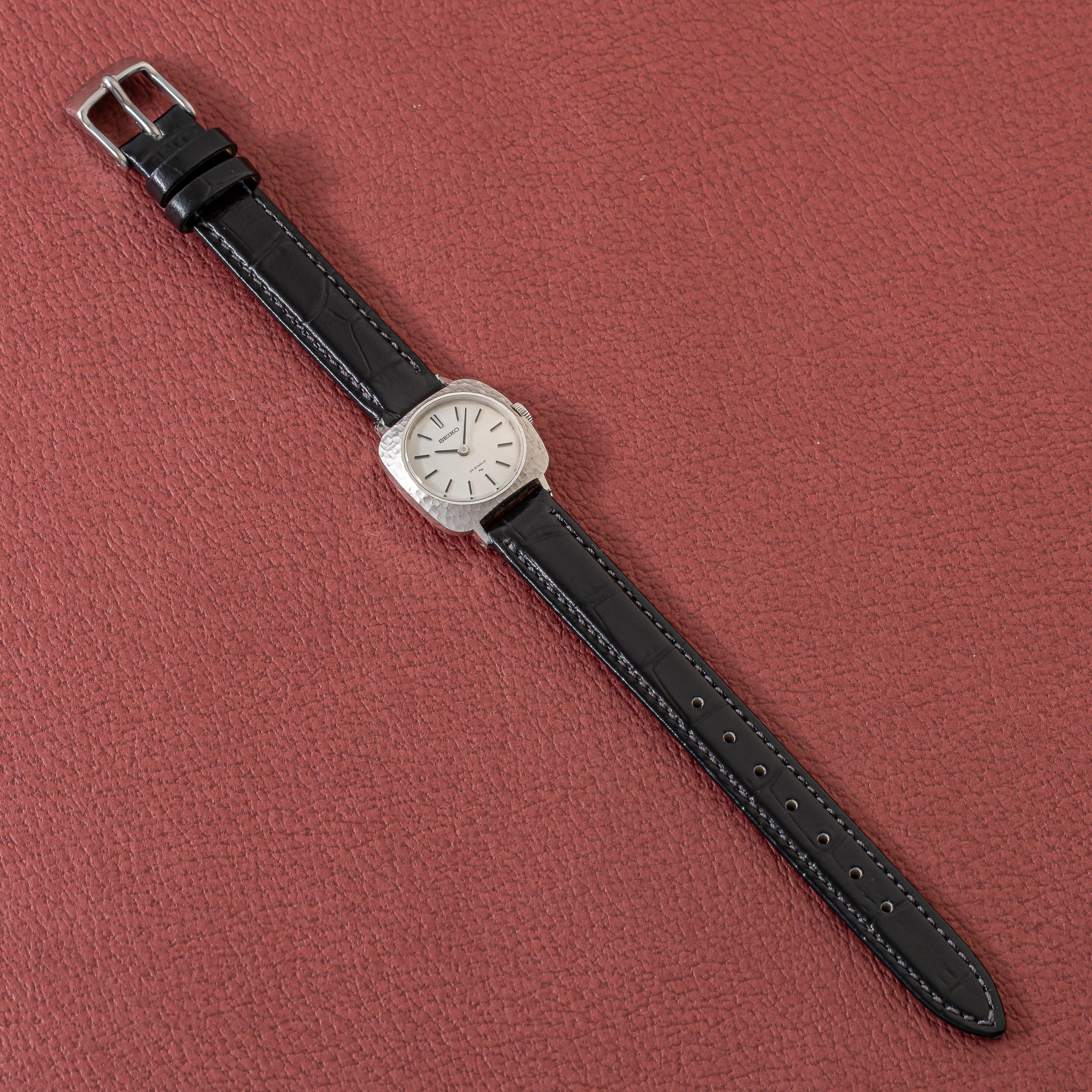 セイコー レディース 1969年製 Ref.2559-3050 14Kホワイトゴールド クッションケース