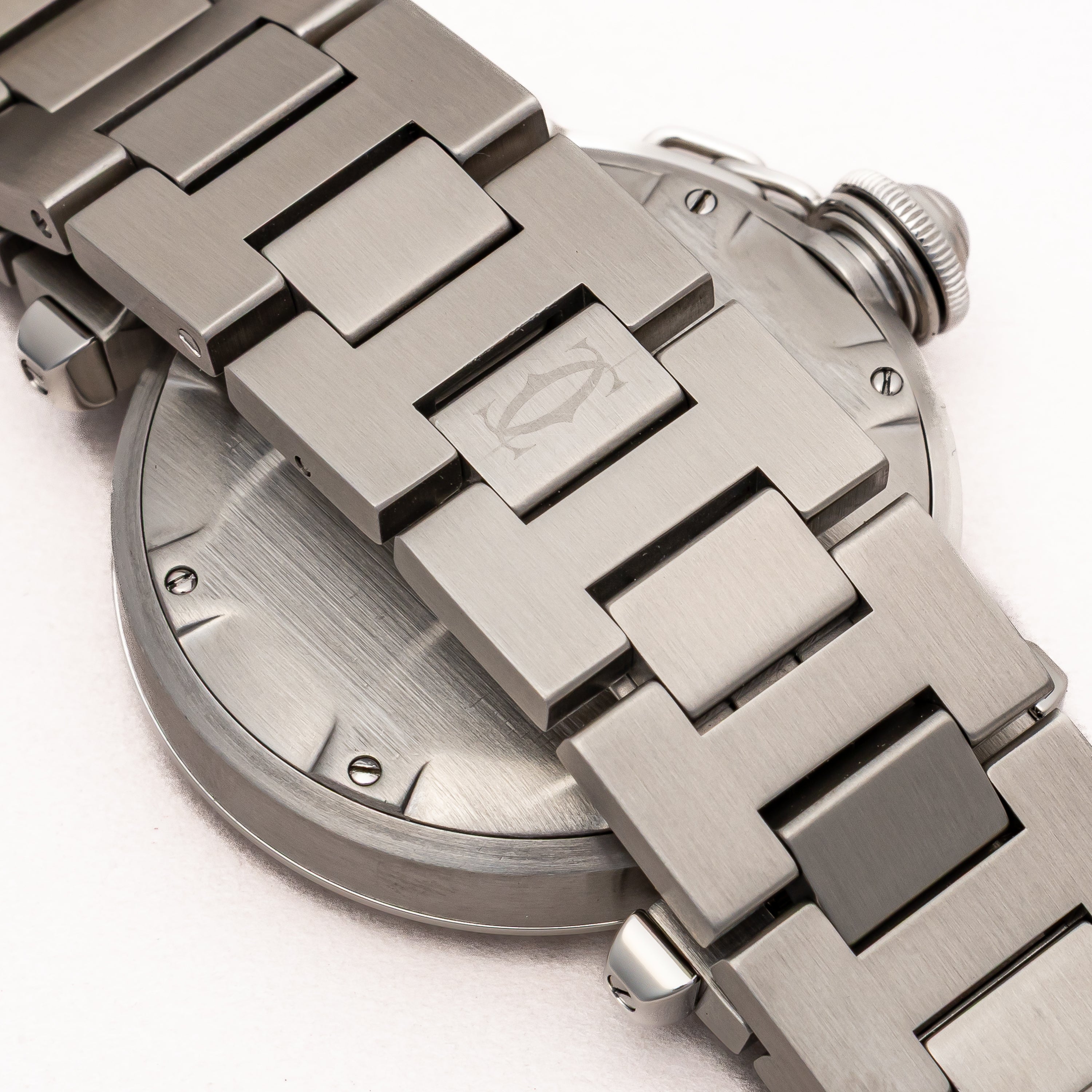 カルティエ パシャC オートマチック ブラックダイヤル 1998年製 箱・ギャラ付き