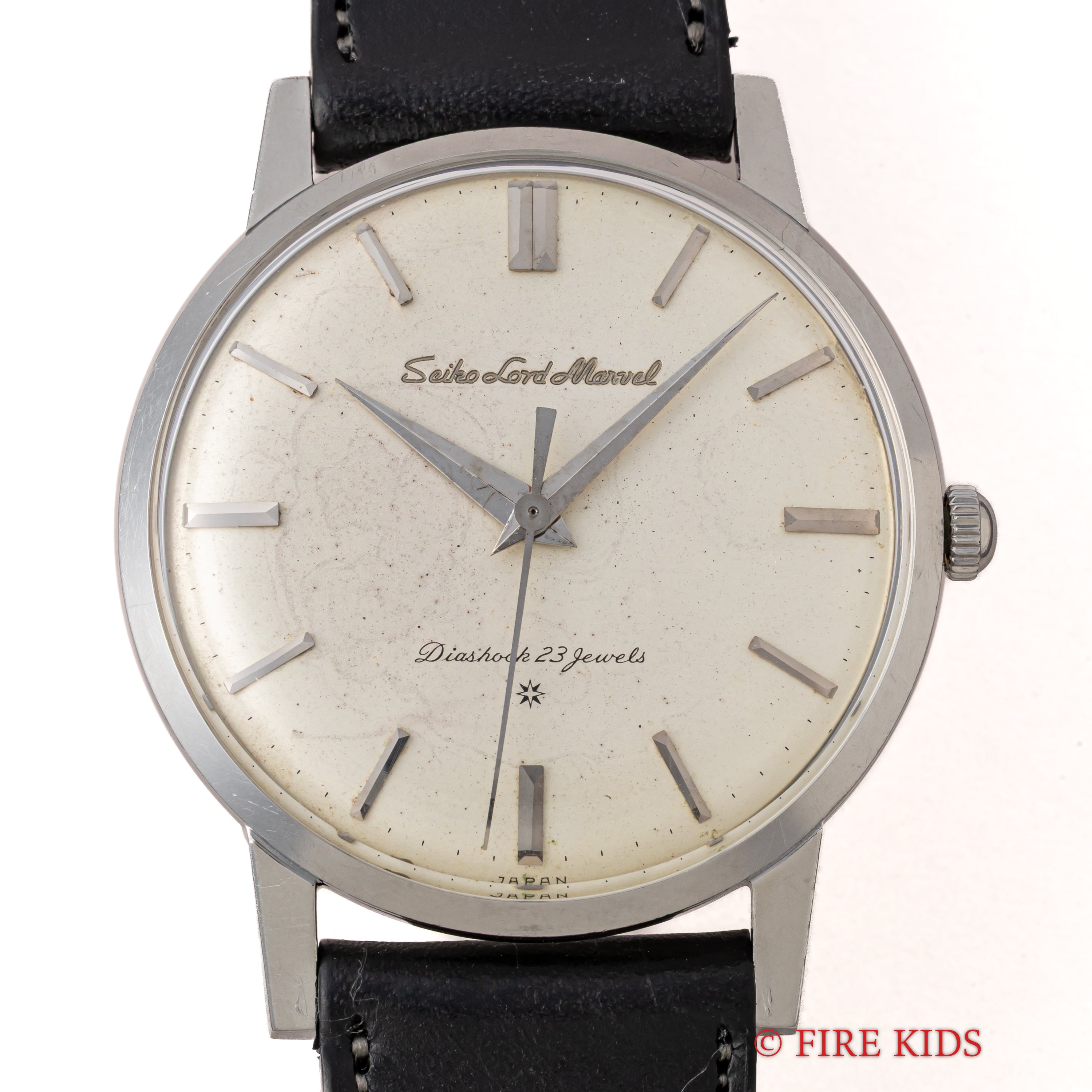 セイコー ロードマーベル SDダイヤル 彫文字ロゴ 手巻き 1960年製(昭和35年製) Ref.J14038 LM SSケース