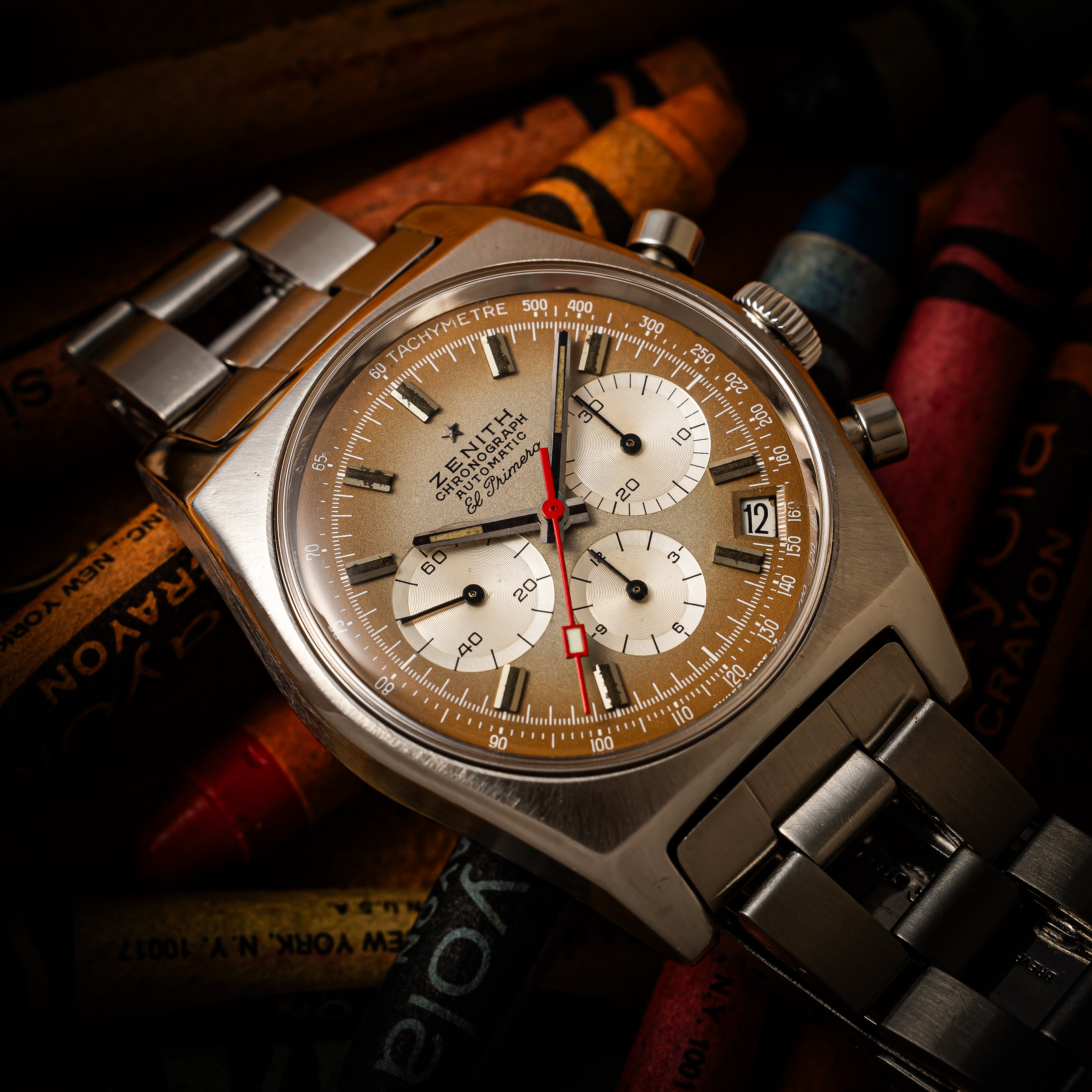 ゼニス エルプリメロ 1970年製 Ref.A385 ケース、アーカイブ、修理納品