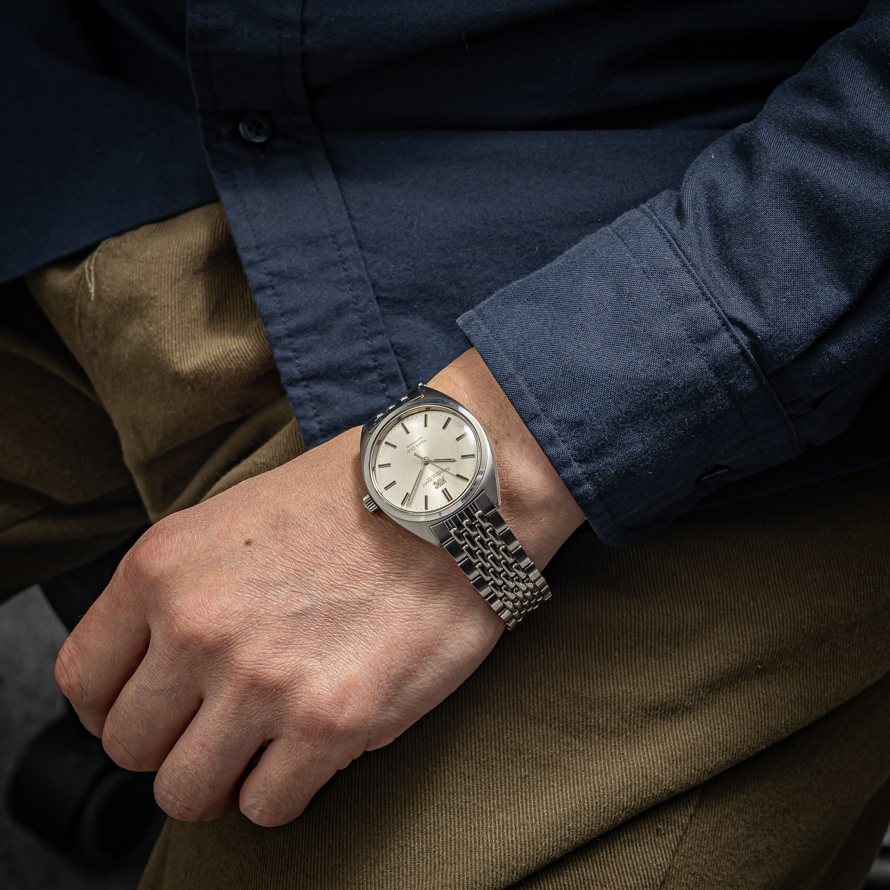 IWC ヨットクラブ 1969年製 Ref.R811AD ノンデイト 純正ゲイフレアーブレス