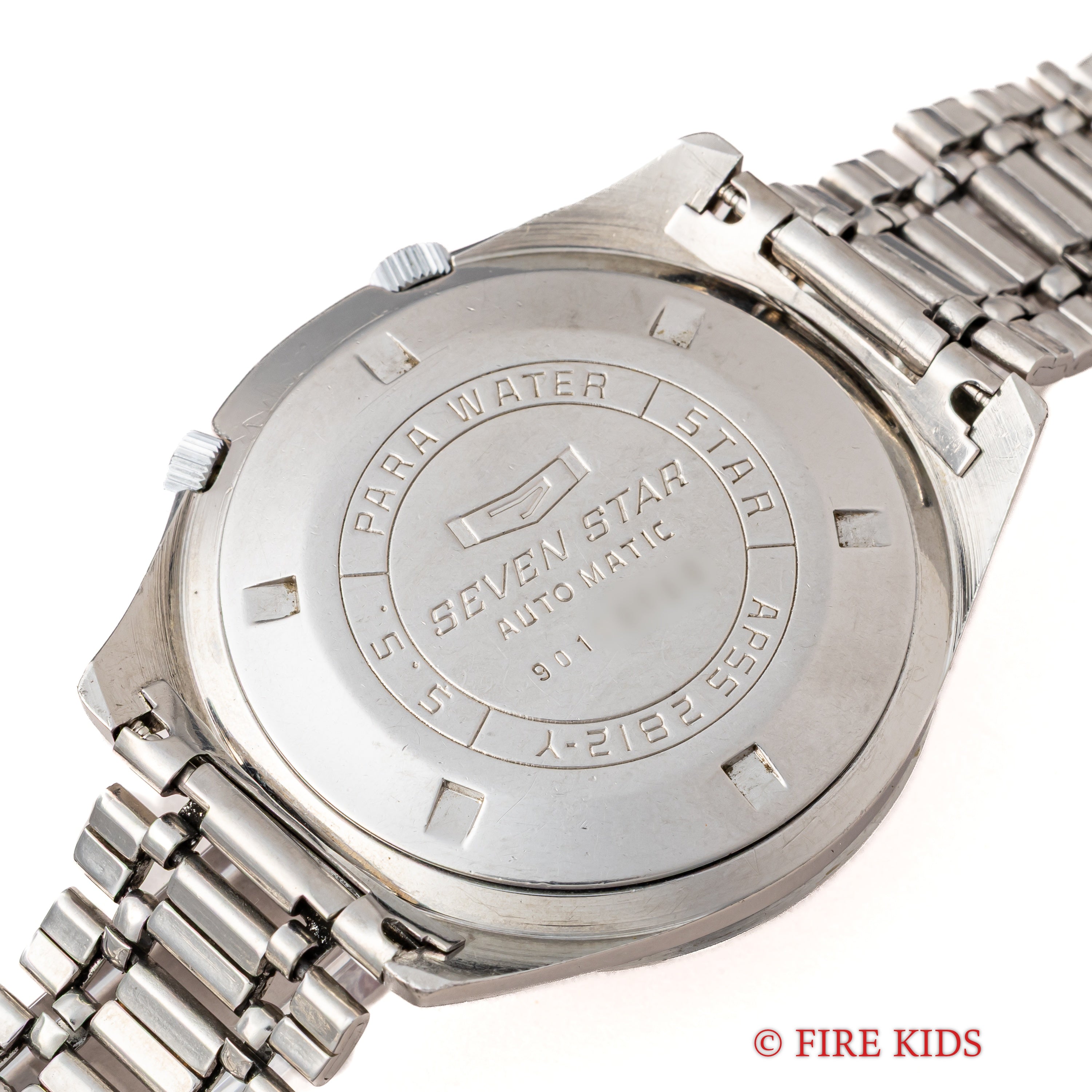 シチズン セブンスター レッドダイヤル 1969年製 ダイバーズウオッチ デイデイト 純正ブレス