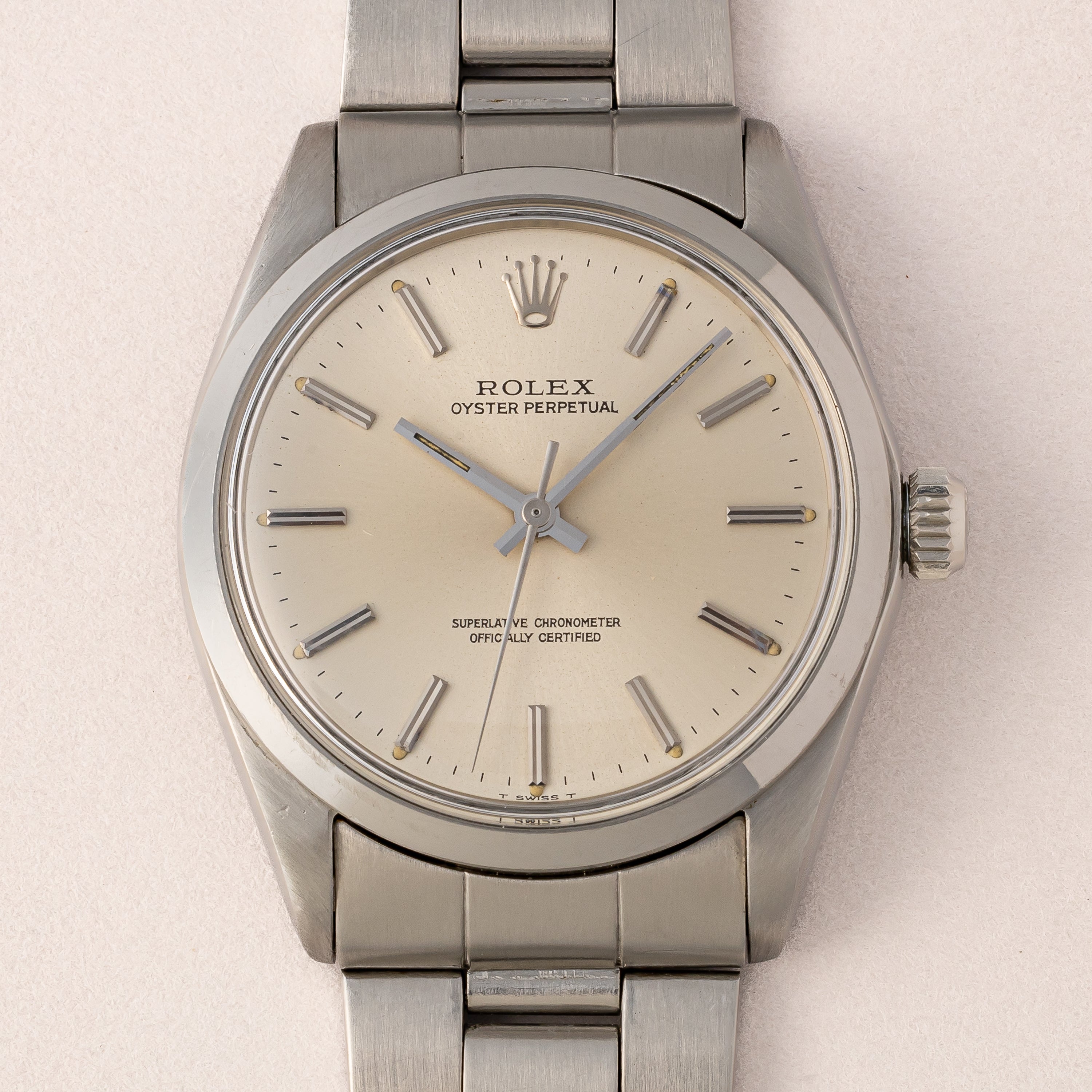 ロレックス オイスターパーペチュアル 1967年製 Ref.1002 ギャラ、クロノメーター証付き
