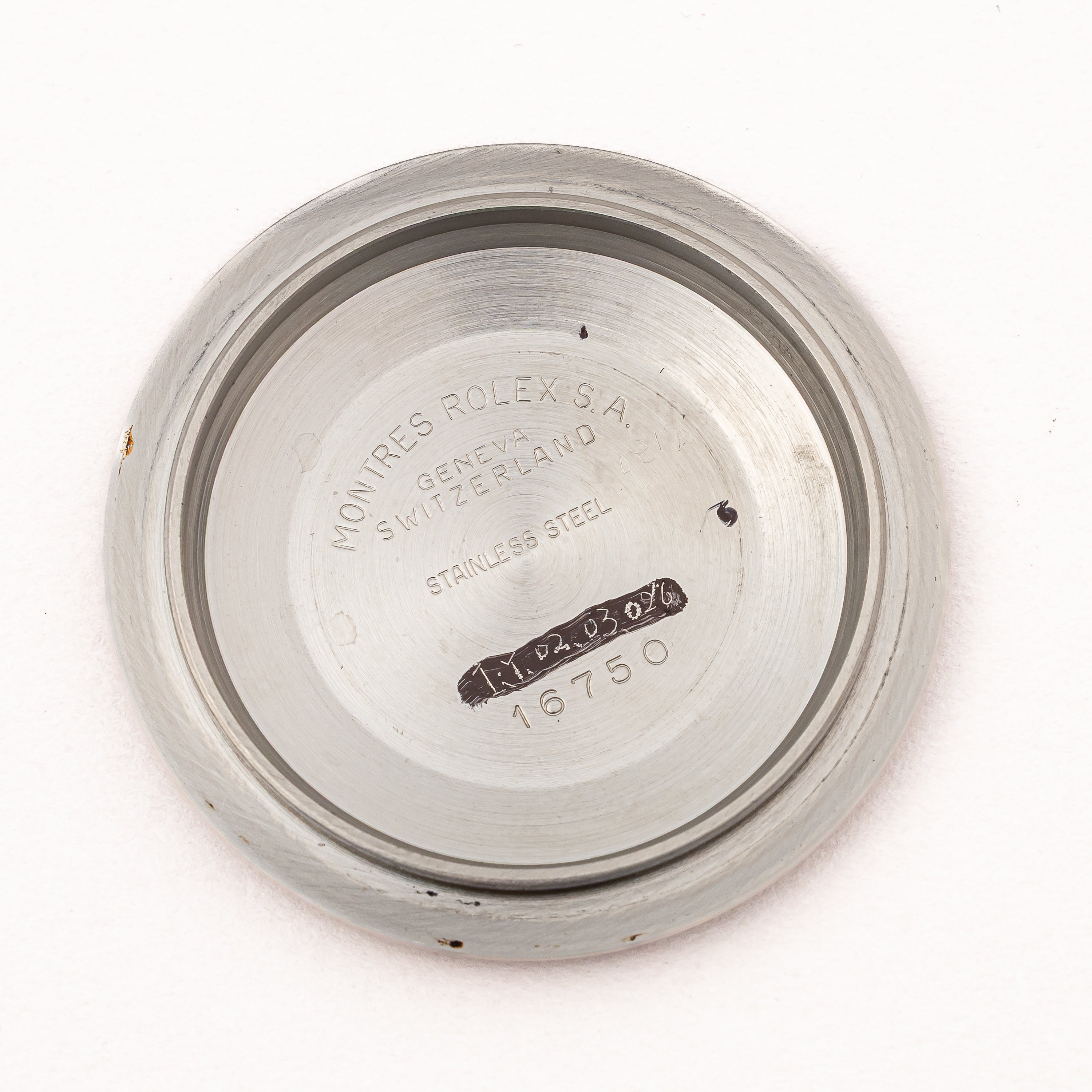 ロレックス GMTマスター 1982年製 コンビ ブラウンニップル Ref.16753