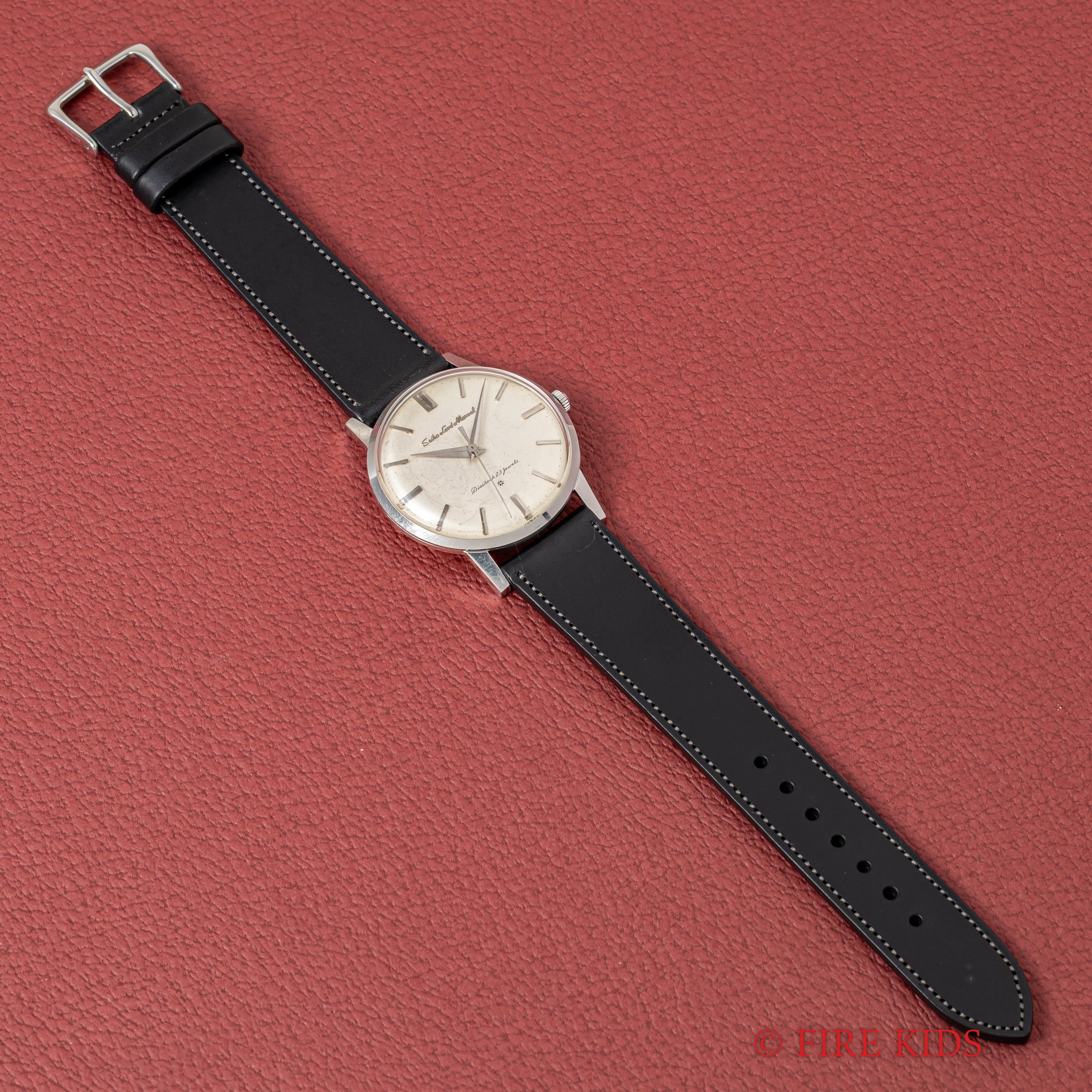 セイコー ロードマーベル SDダイヤル 彫文字ロゴ 手巻き 1960年製(昭和35年製) Ref.J14038 LM SSケース