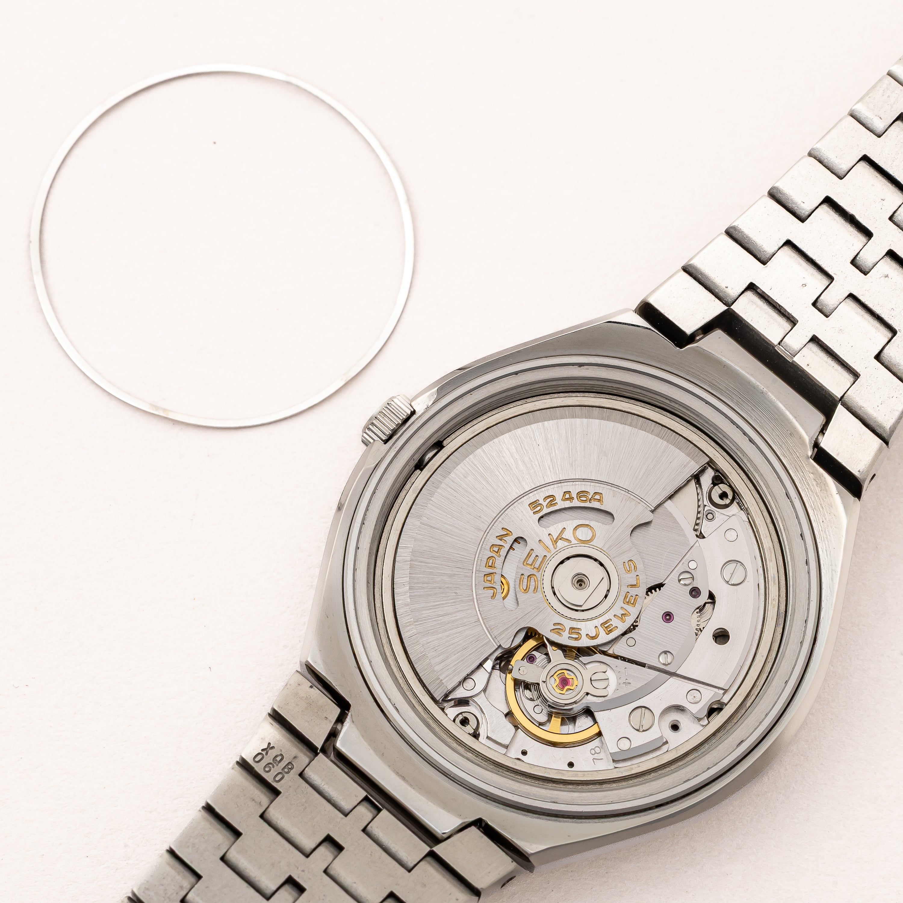 キングセイコー バナック スペシャル 1972年製 Ref.5246-6040 グレーダイヤル カットガラス ハイビート自動巻き