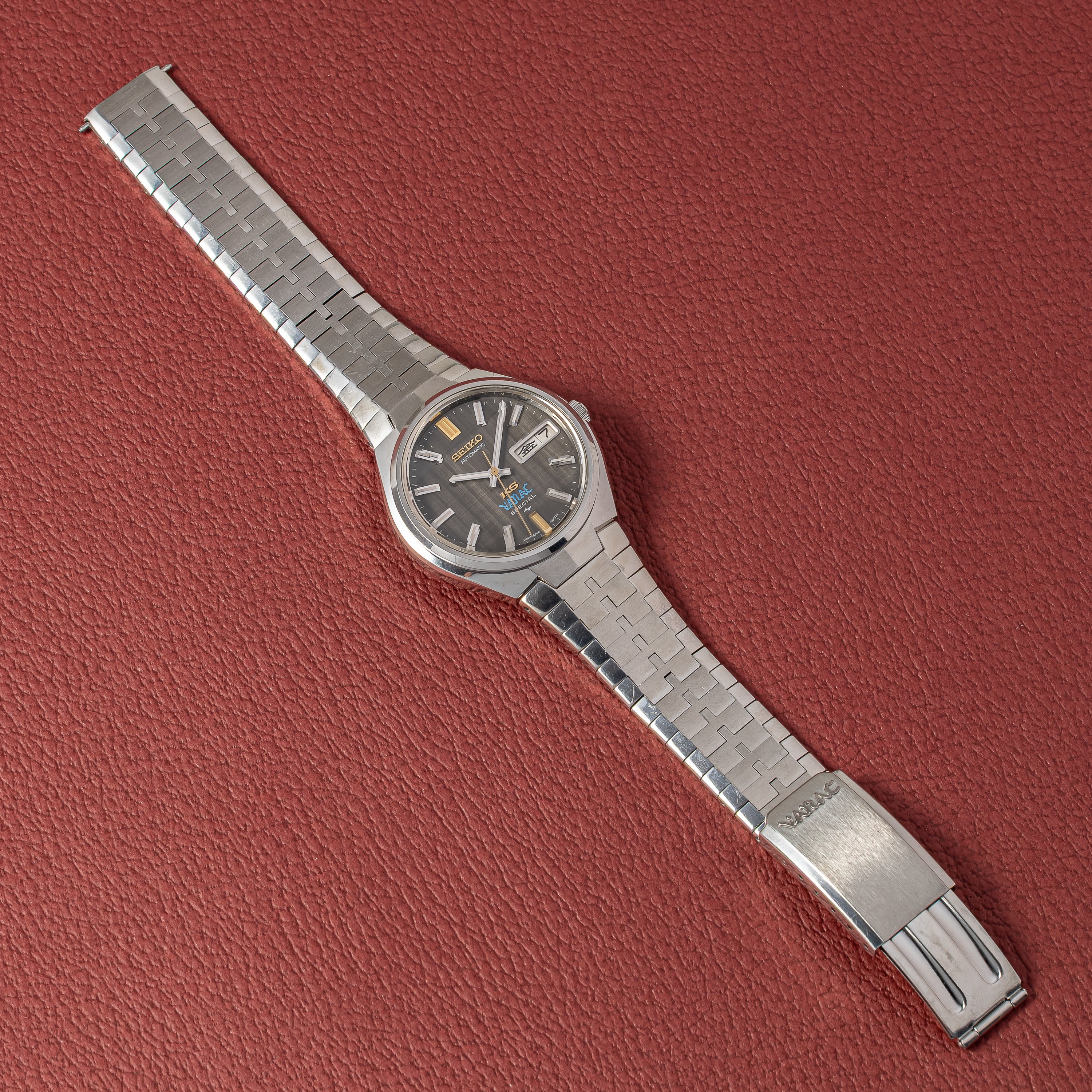 キングセイコー バナック スペシャル 1972年製 Ref.5246-6040 グレーダイヤル カットガラス ハイビート自動巻き