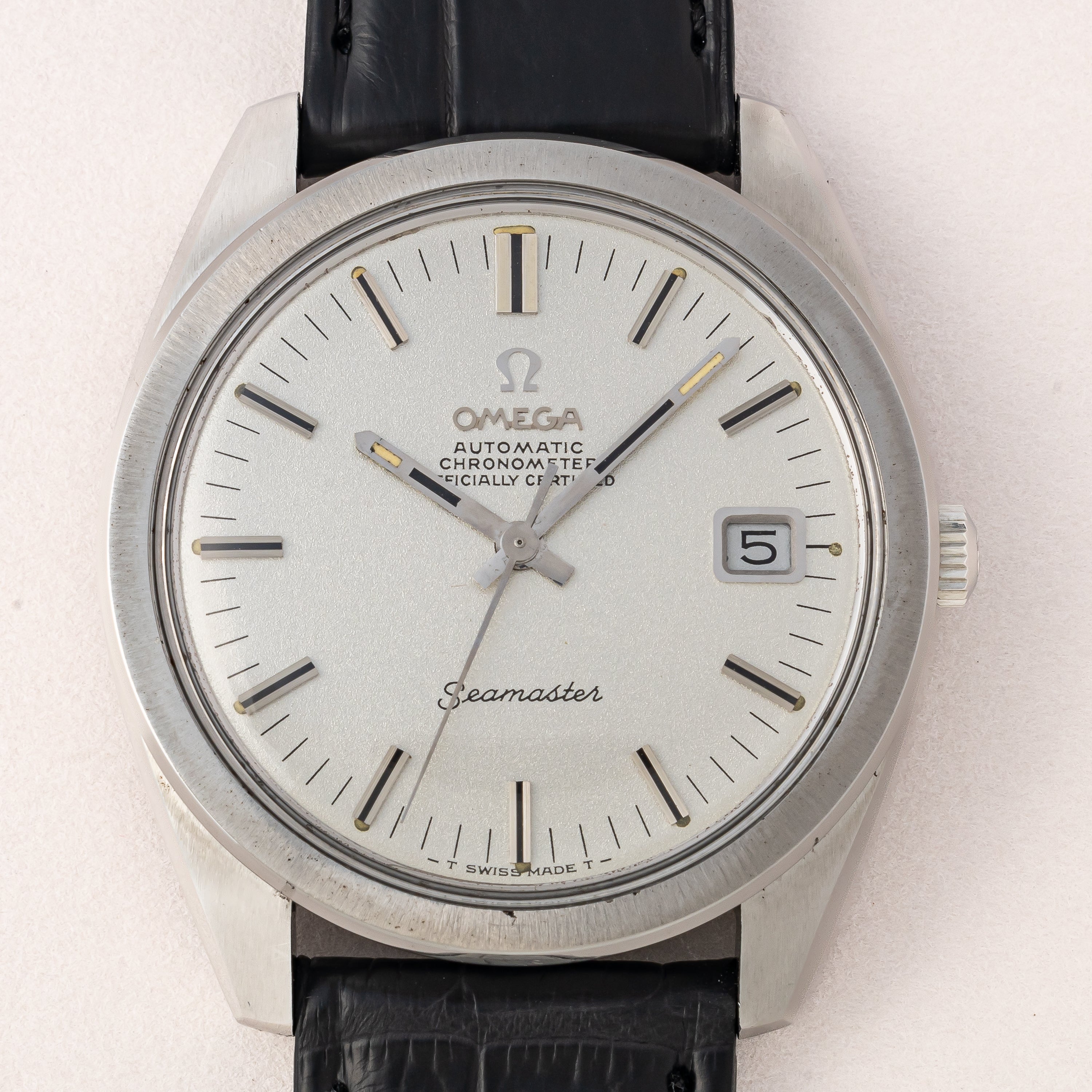 オメガ シーマスター クロノメーター 1969年製 Ref.168.022 シルバーダイヤル