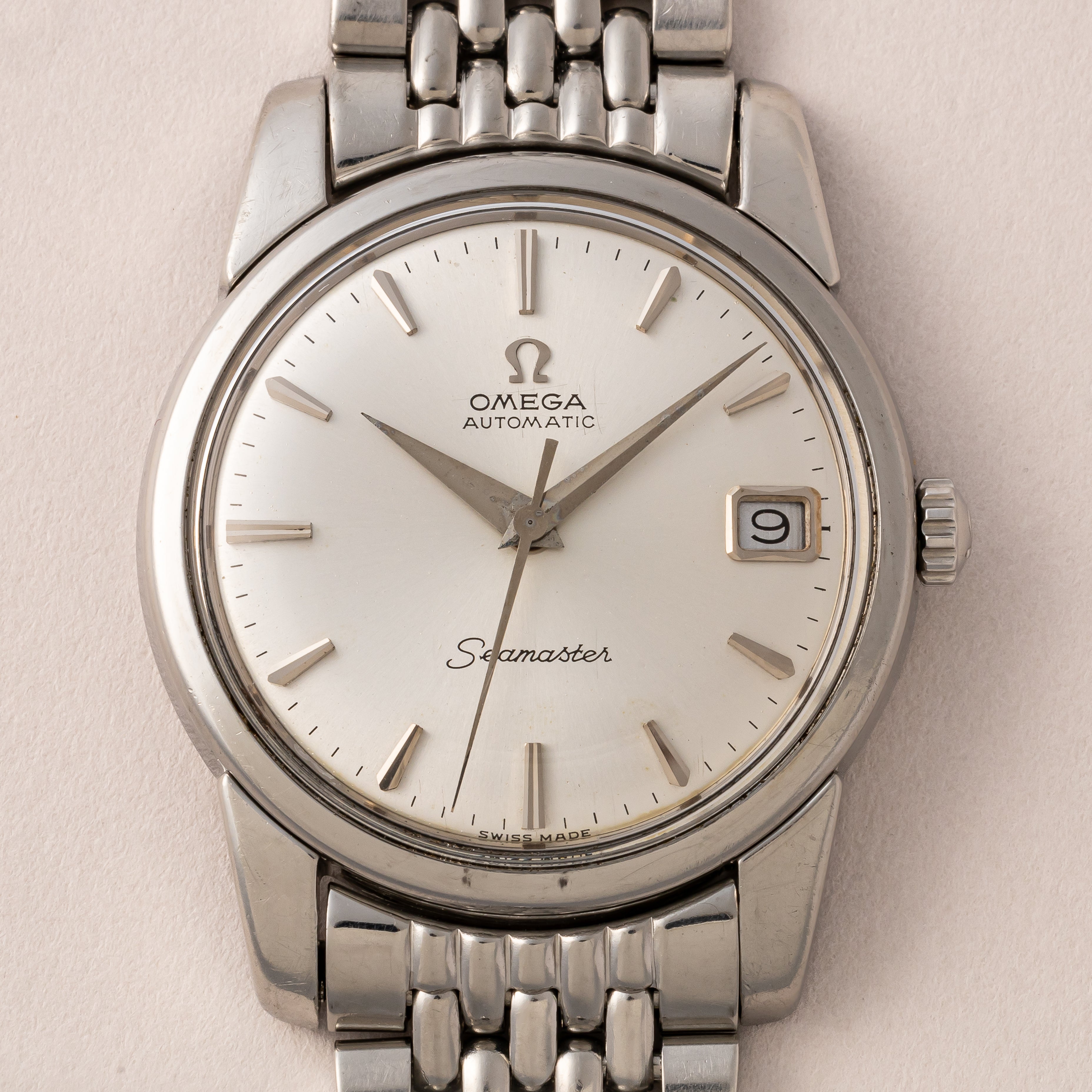 オメガ シーマスター 1962年製 Ref.14762SC61 シルバーダイヤル ブレス付き