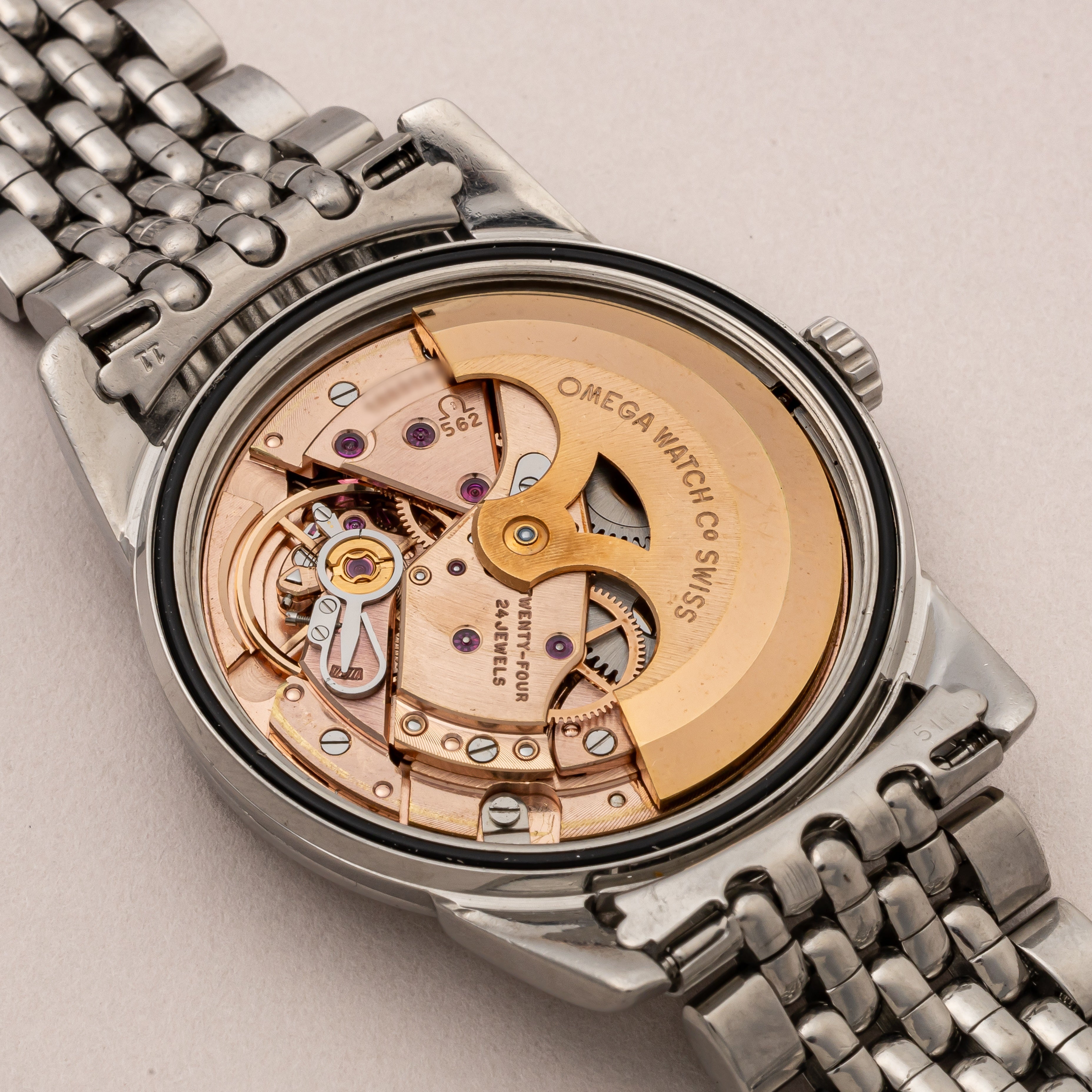 オメガ シーマスター 1962年製 Ref.14762SC61 シルバーダイヤル ブレス付き