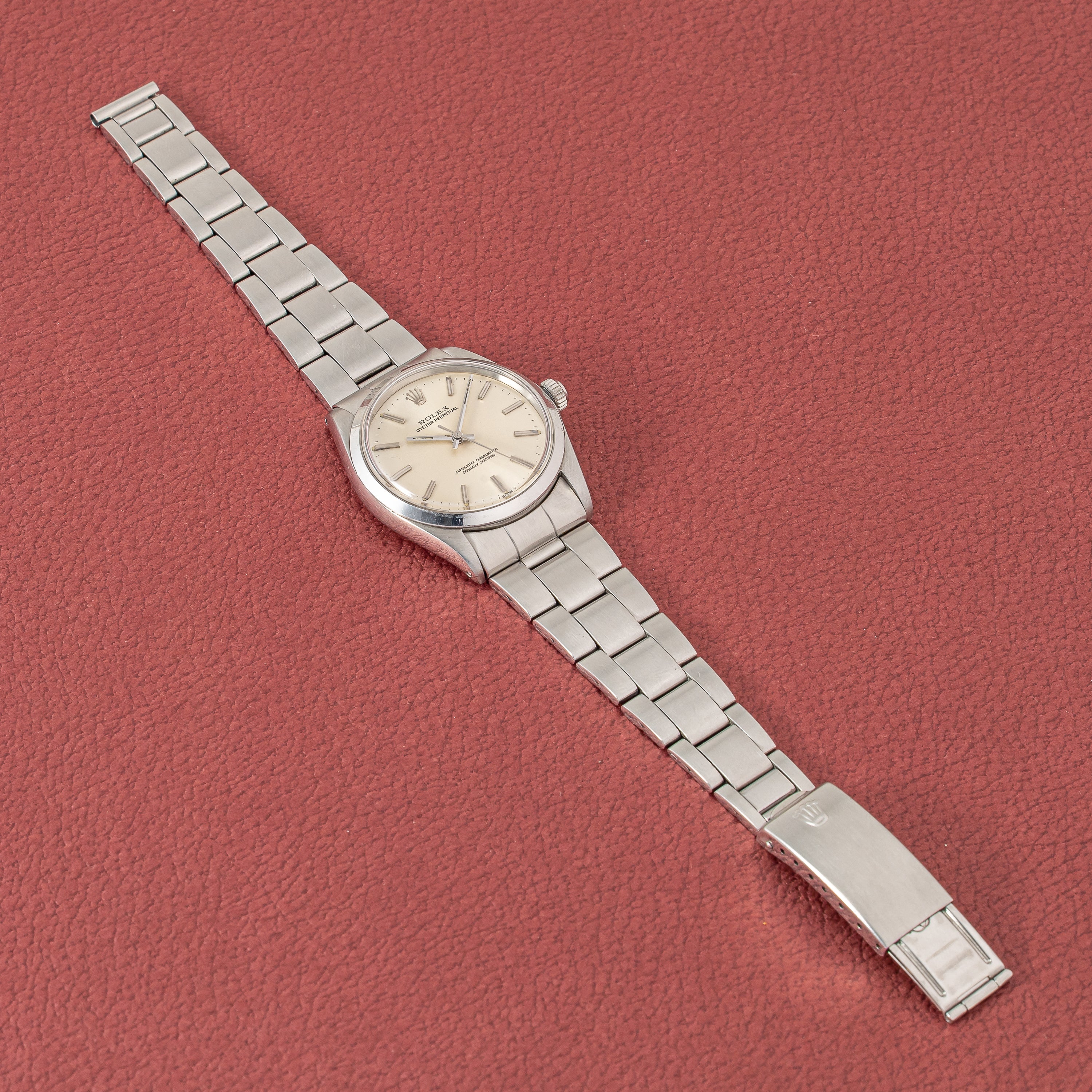 ロレックス オイスターパーペチュアル 1967年製 Ref.1002 ギャラ、クロノメーター証付き