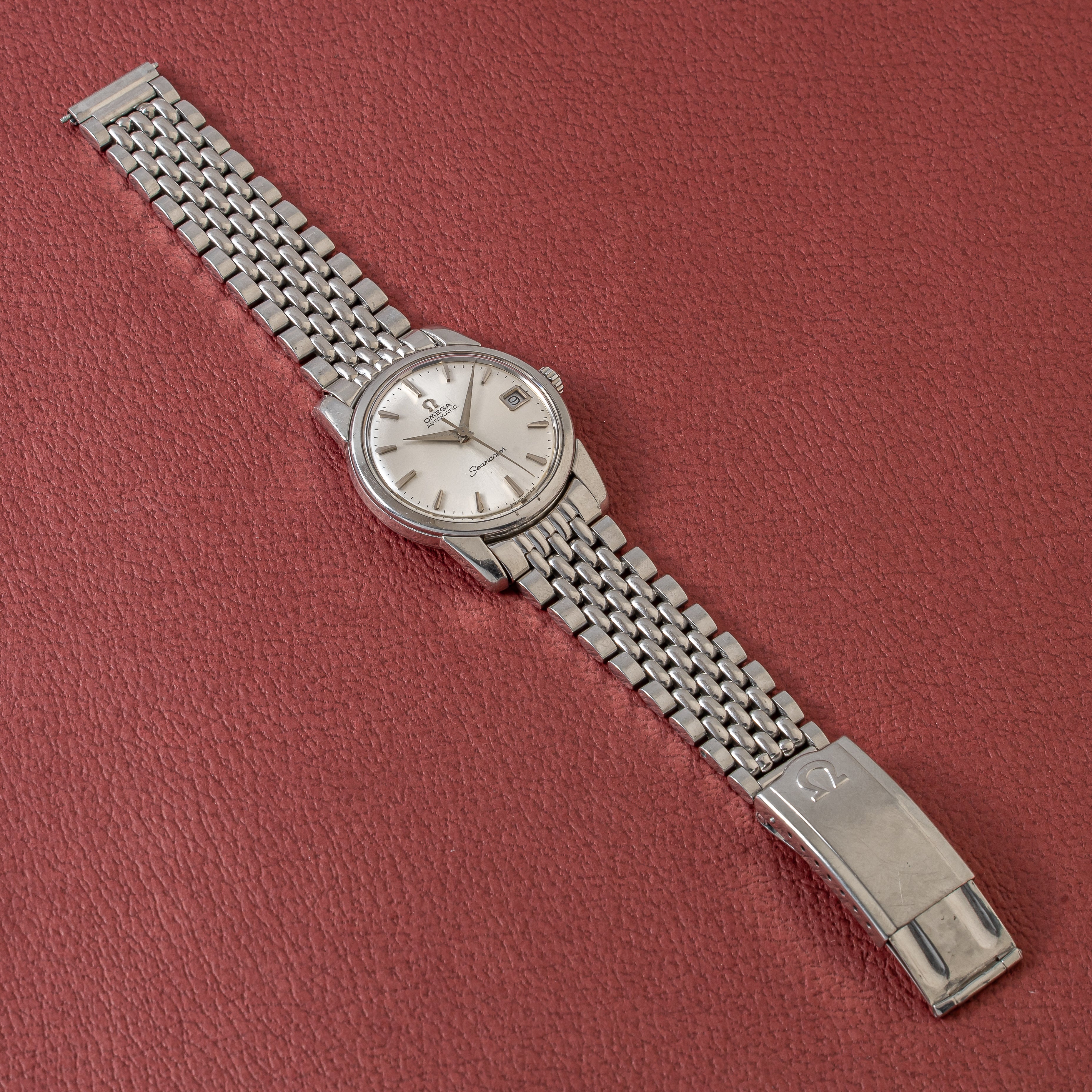 オメガ シーマスター 1962年製 Ref.14762SC61 シルバーダイヤル ブレス付き