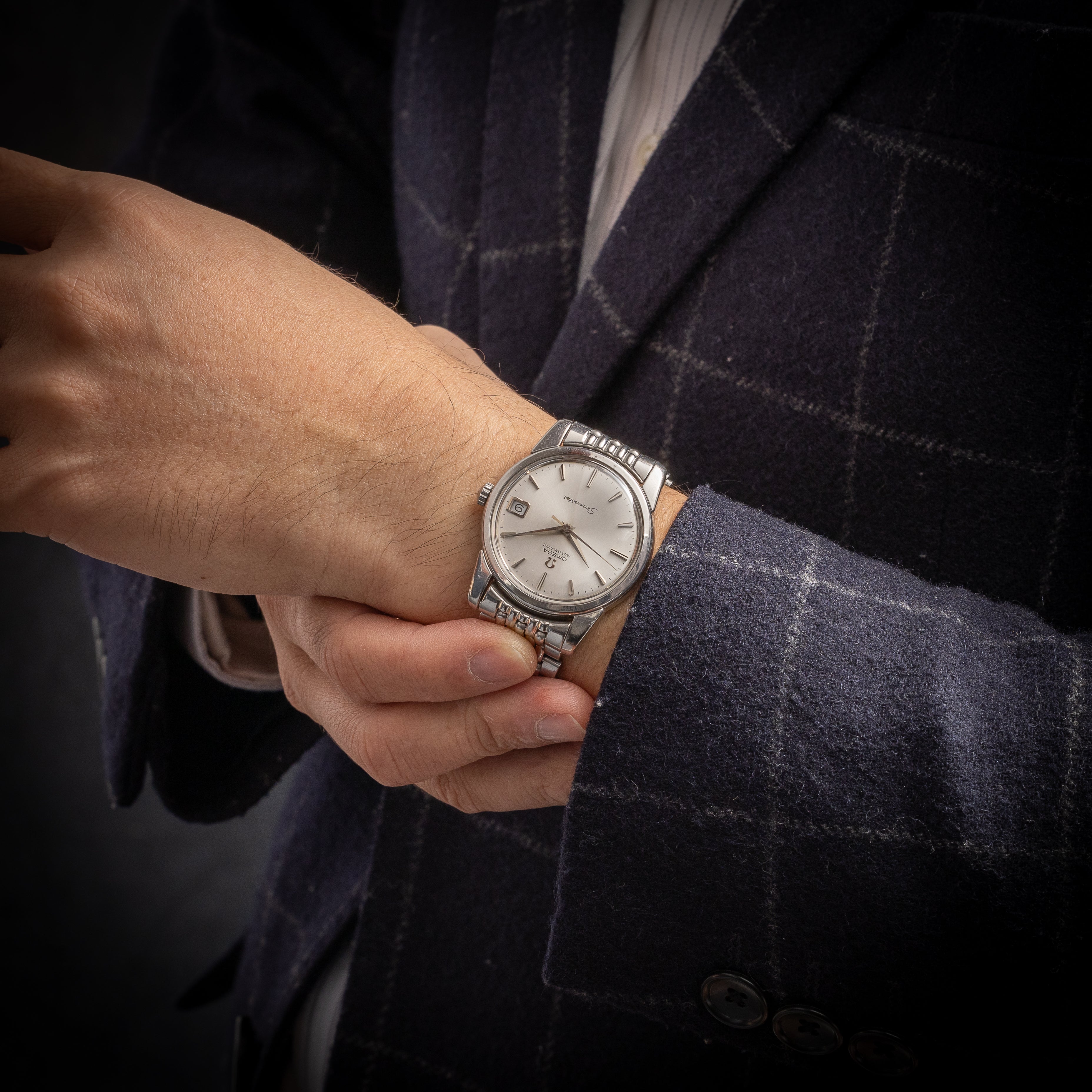 オメガ シーマスター 1962年製 Ref.14762SC61 シルバーダイヤル ブレス付き