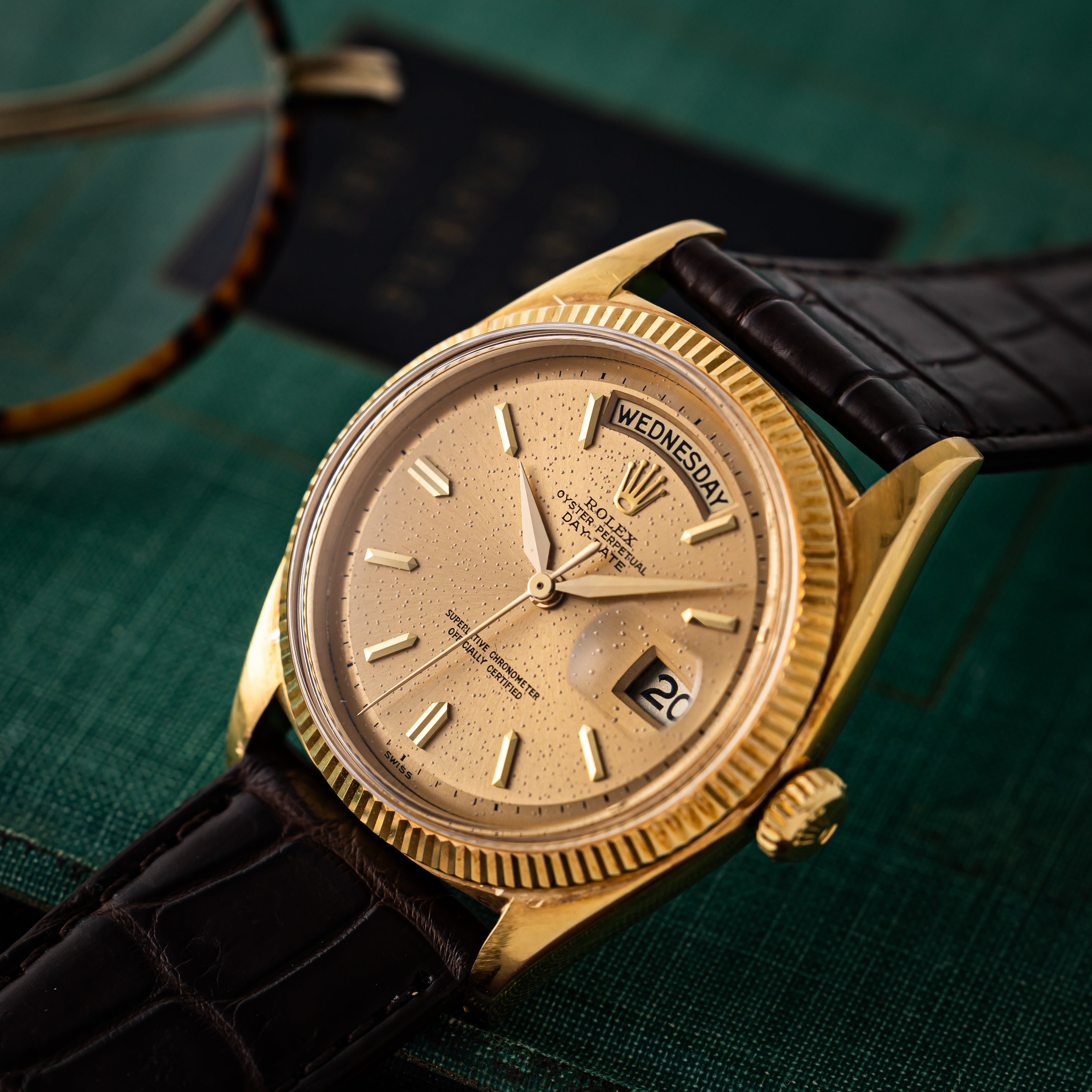 ロレックス デイデイト 1960年製 18金イエローゴールド Ref.1803 アルファハンド