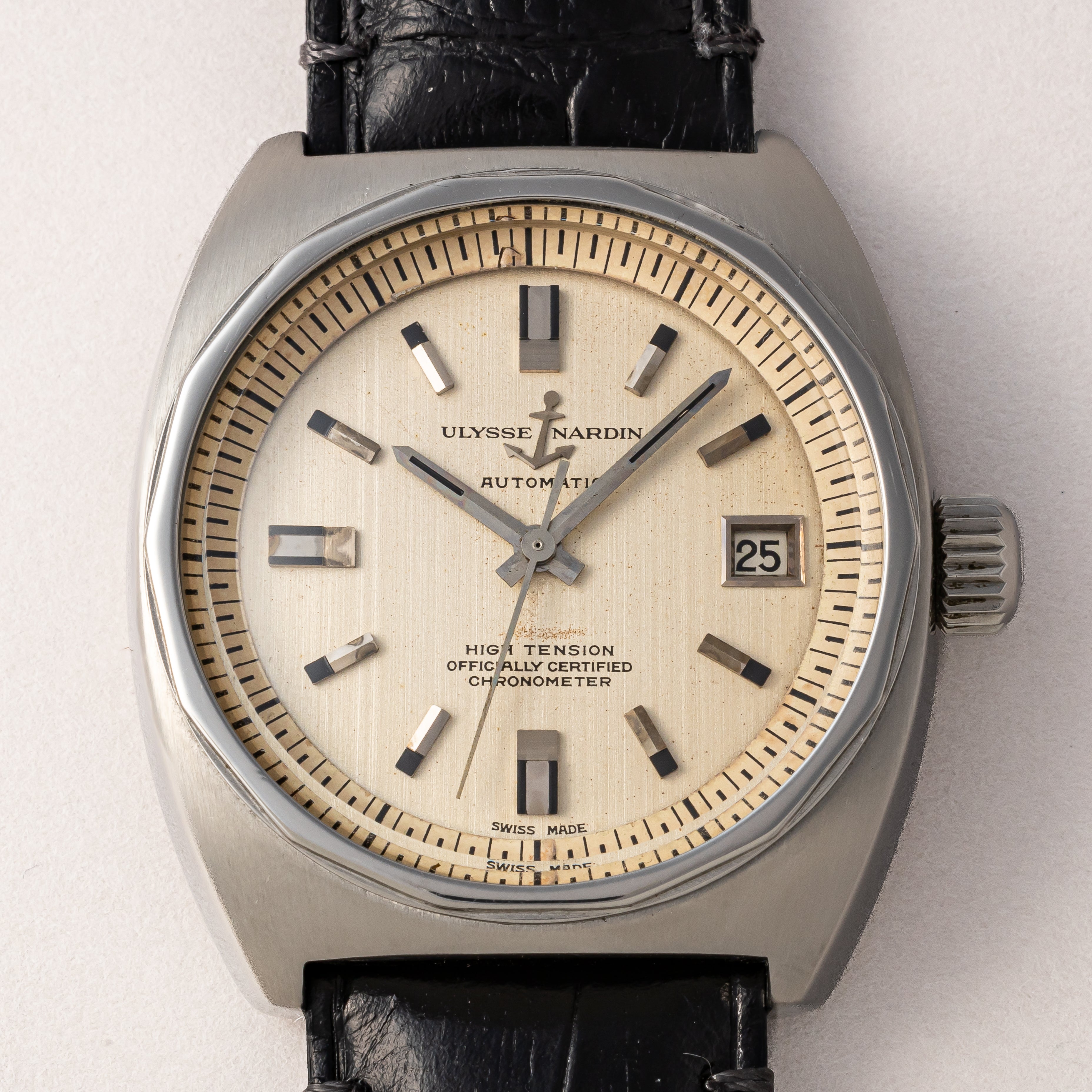 ユリスナルダン クロノメーター ハイテンション 1960年代製 純正尾錠付き